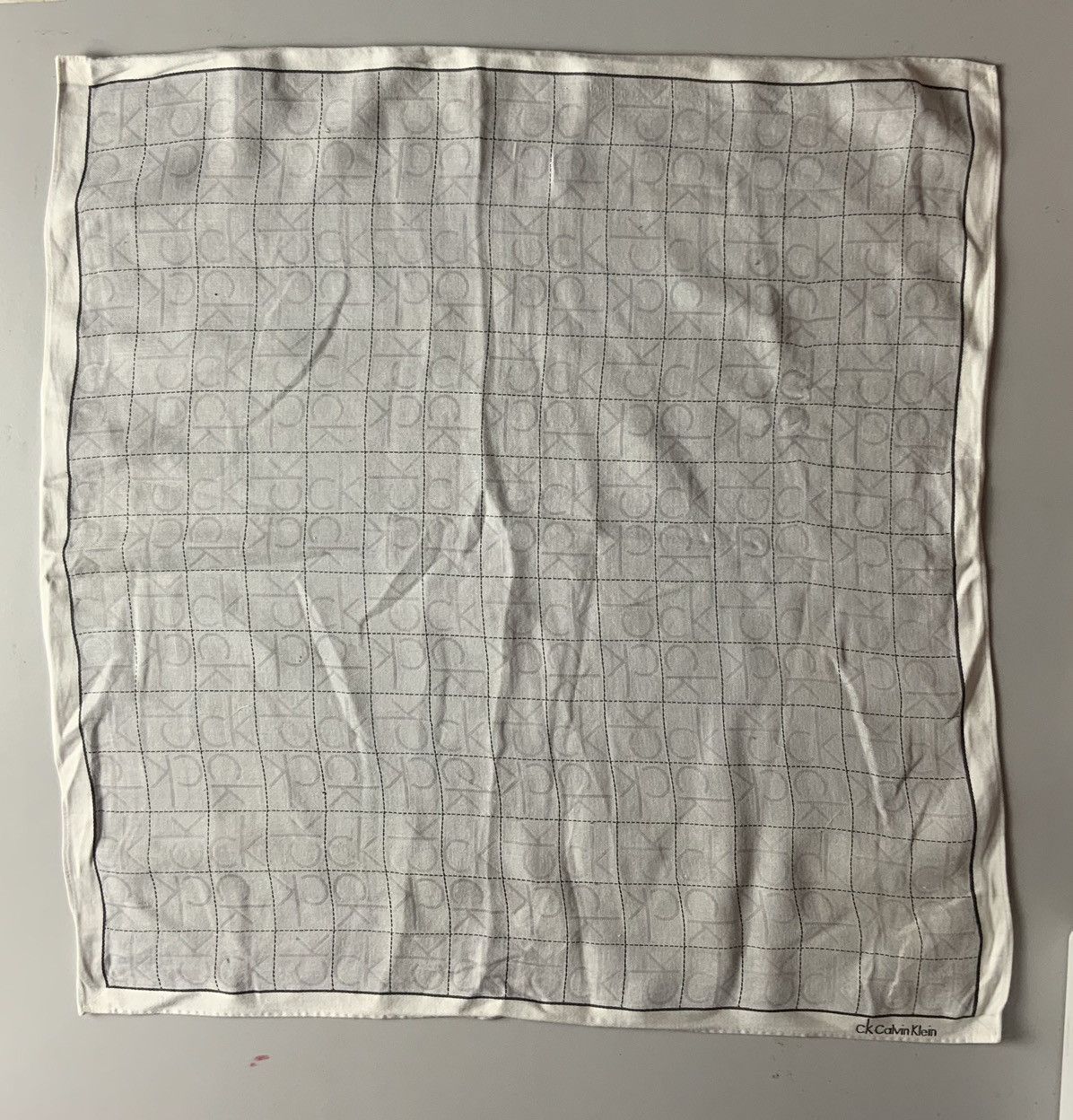 Calvin Klein CK Calvin Klein Monogram Bandana Handkerchief Size ONE SIZE - 3 Thumbnail