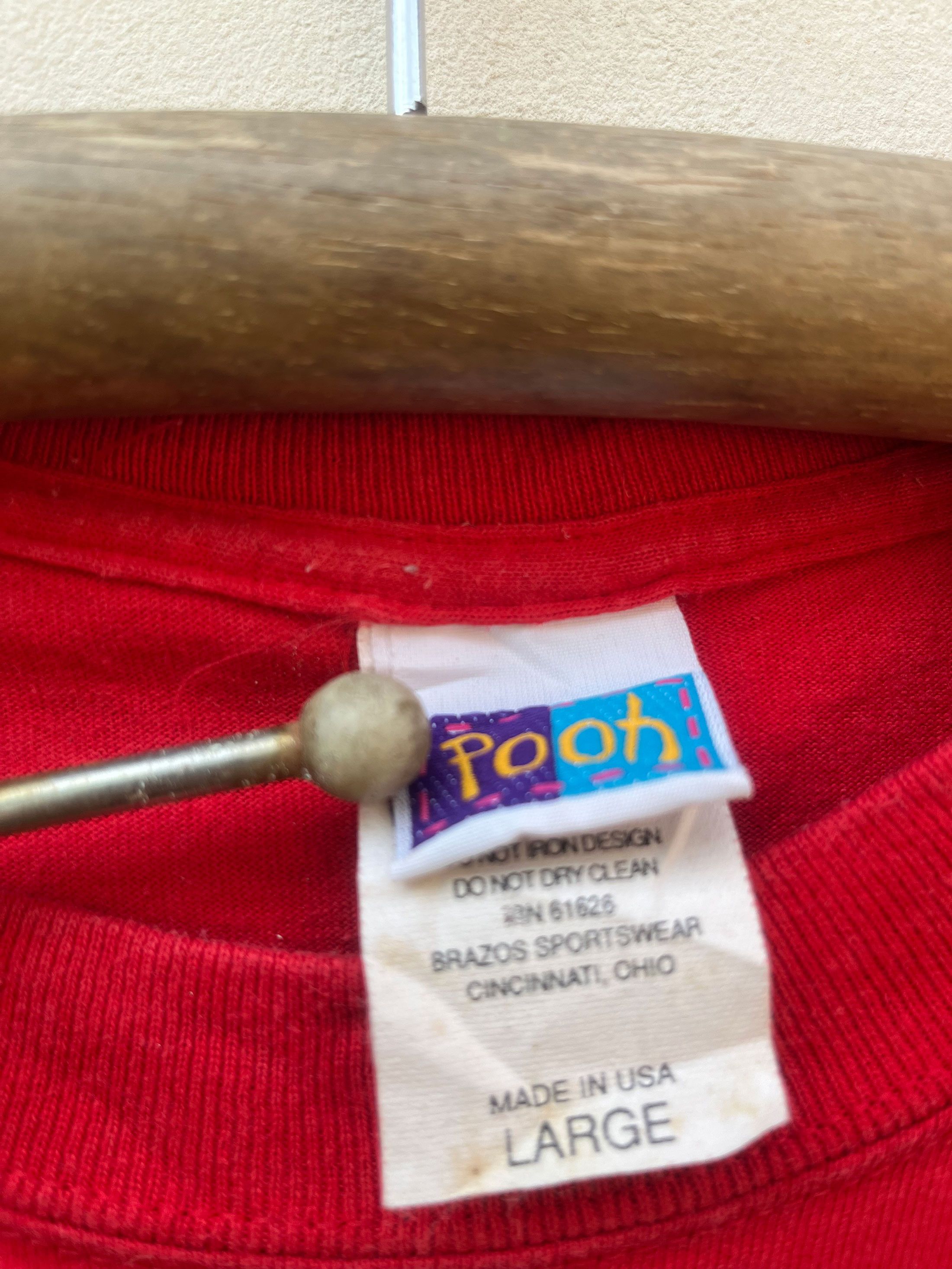 Disney Vintage Pooh 90s Animation Movie Tv Series Animated Size US L / EU 52-54 / 3 - 2 Thumbnail