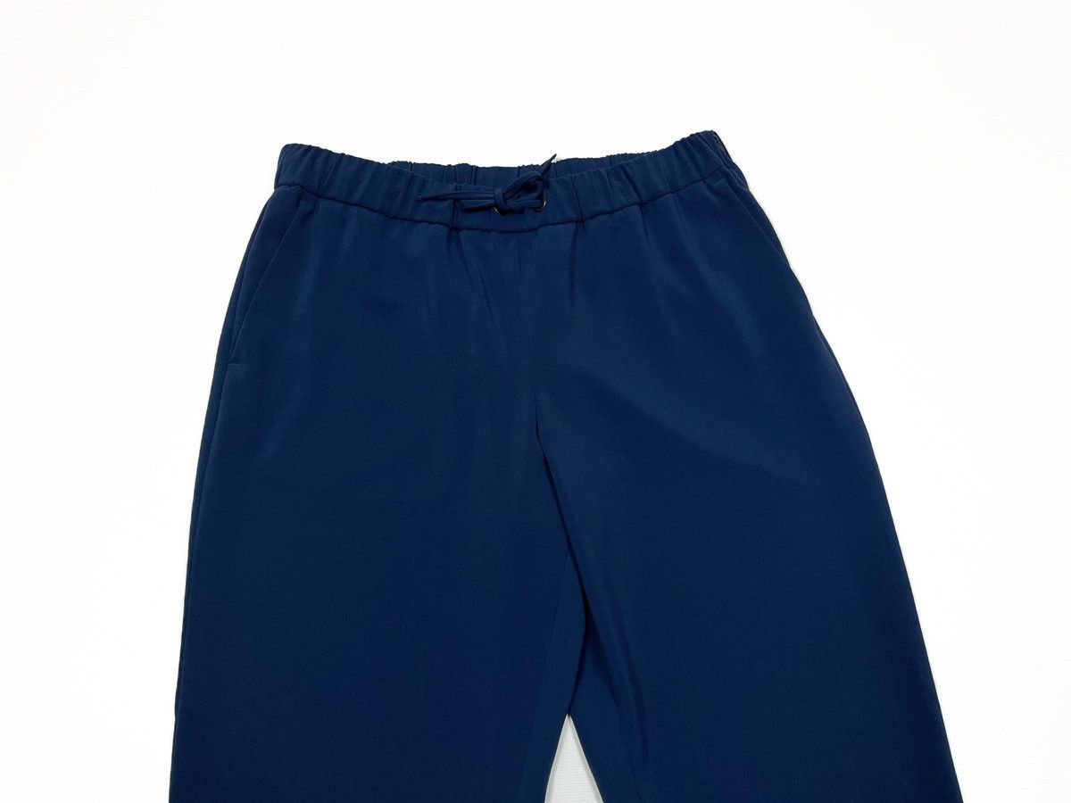 Akris Akris Punto Navy Blue Elastic Waist Tapered Pants Size US 12 Size 34" / US 12 / IT 48 - 14 Thumbnail