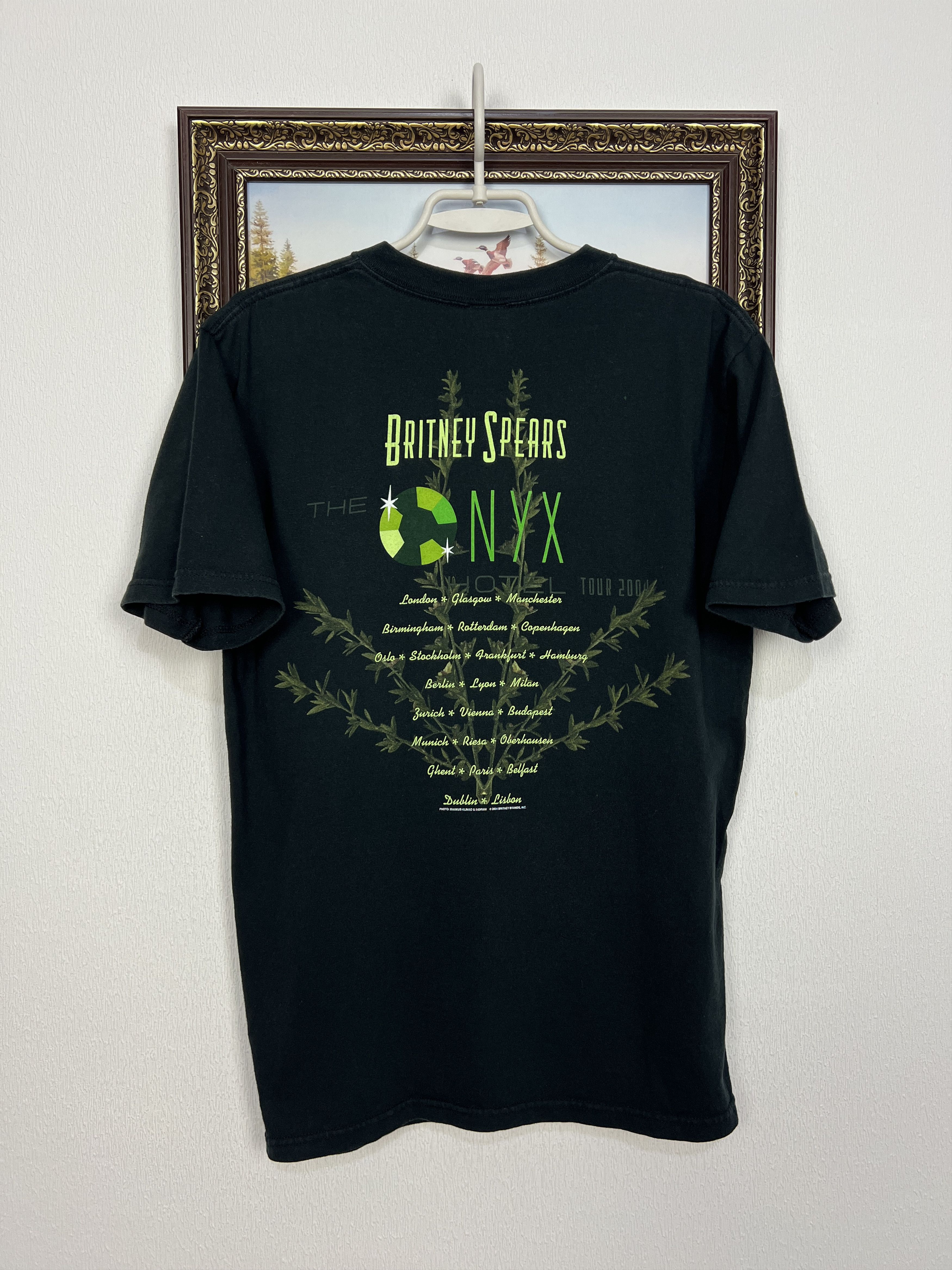 Vintage Vintage 2000's Britney Spears Tour Shirt Over Print Tee Rare Size US M / EU 48-50 / 2 - 8 Thumbnail