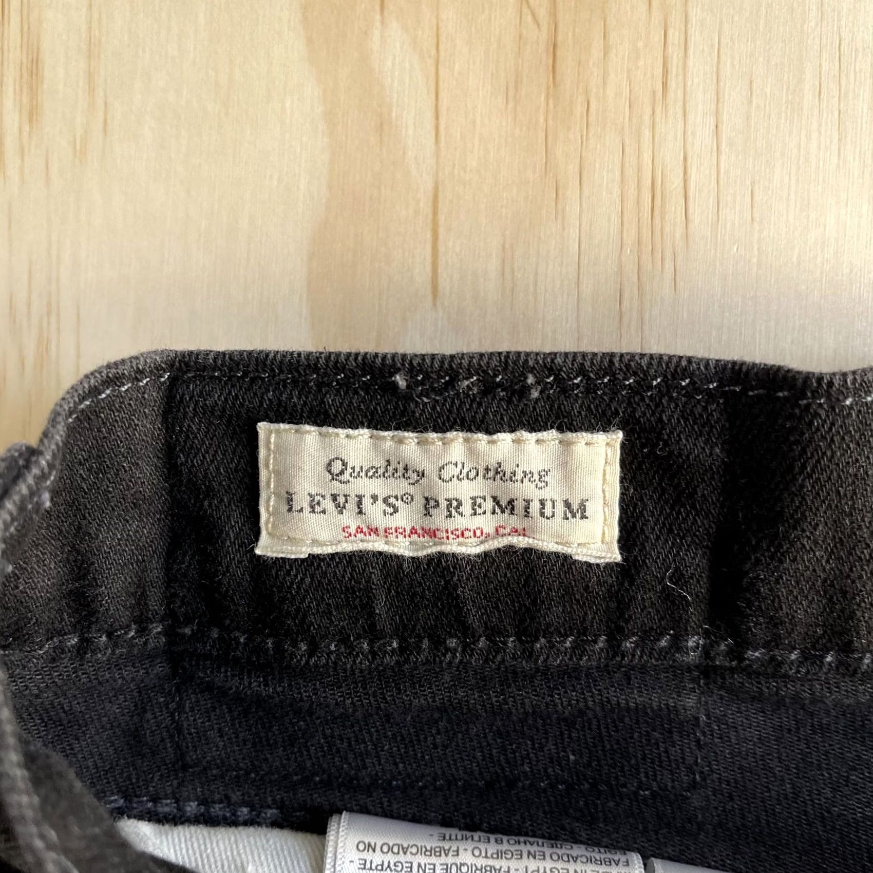 Levi's Levi's 511 Jeans Mens 34x30 Black Dark Wash Denim Slim Tapered Stretch Casual Size US 34 / EU 50 - 5 Thumbnail