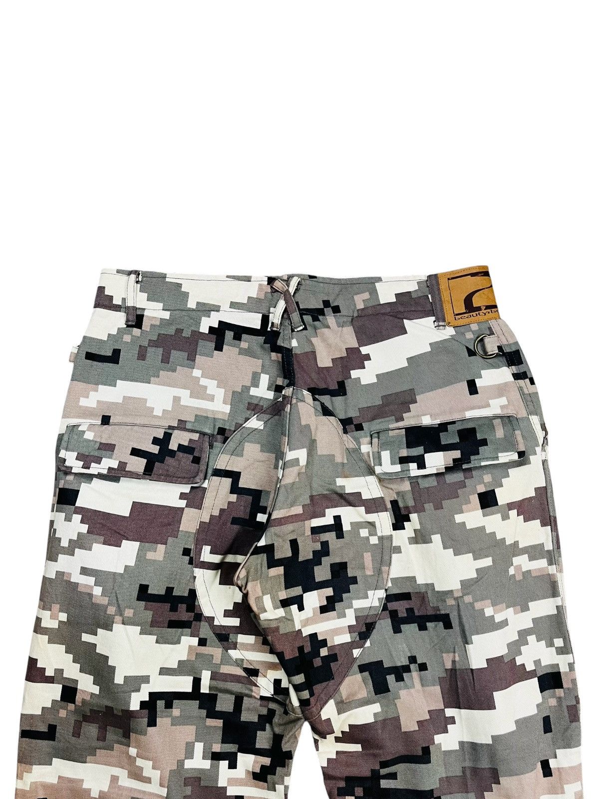 Beauty Beast 1990s B:B Digital Camo Pants Size US 30 / EU 46 - 9 Thumbnail