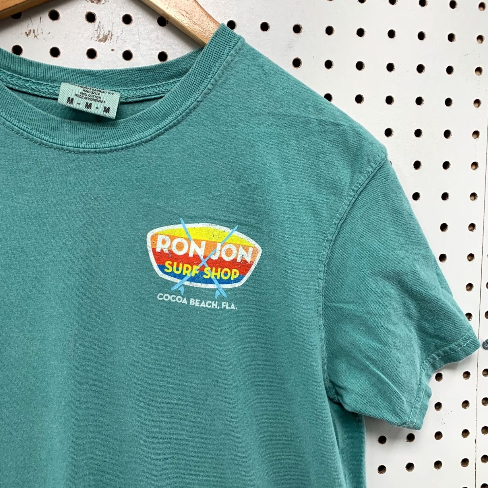 Ron Jon Surf Shop Ron Jon Surf Shop Shirt Mens Medium Blue Cocoa Beach Florida 19x25.5 Size US M / EU 48-50 / 2 - 6 Thumbnail