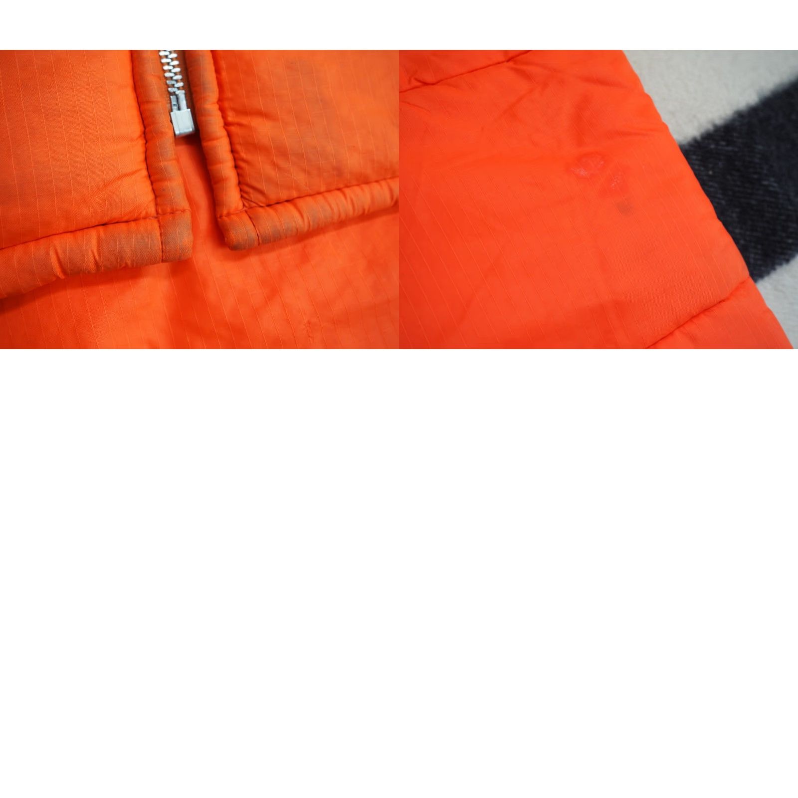 Vintage VTG Montgomery Ward Towncraft Faded Orange Talon Zip Puffer Vest Mens XL Size US XL / EU 56 / 4 - 8 Thumbnail