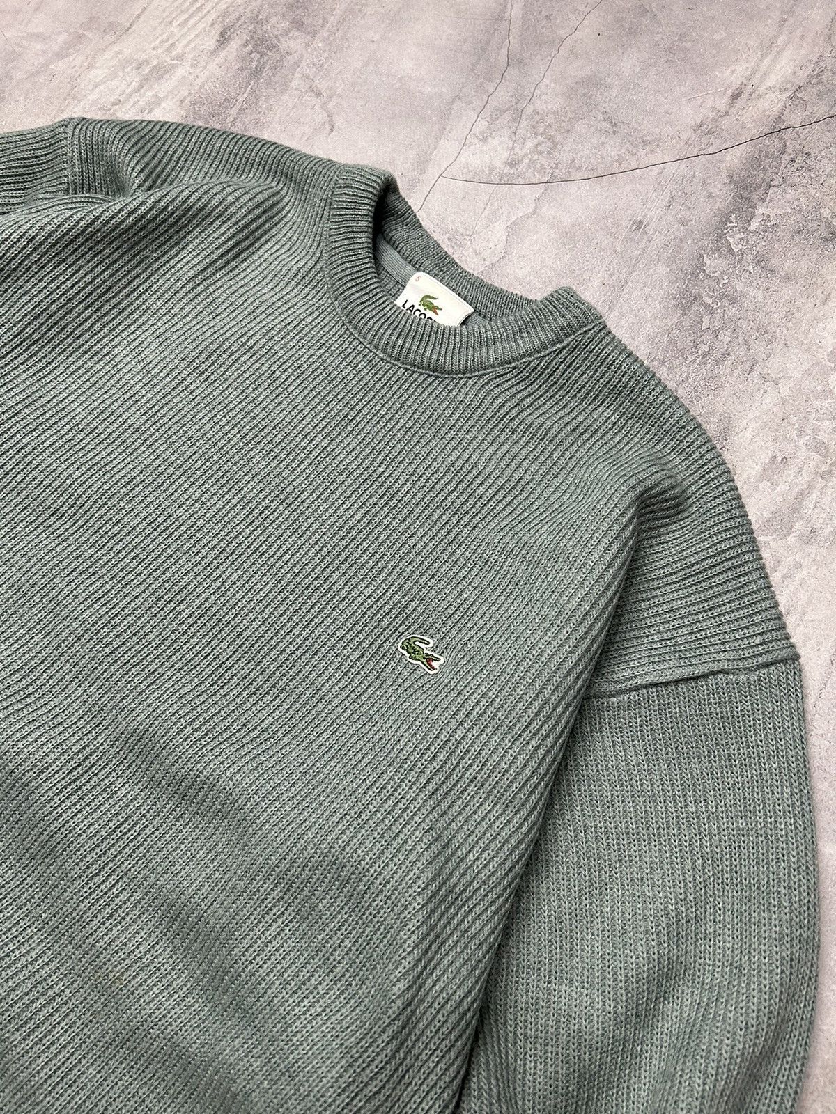 Lacoste × Vintage Vintage Lacoste Wool Knit Sweater size 5 Size US XL / EU 56 / 4 - 4 Thumbnail