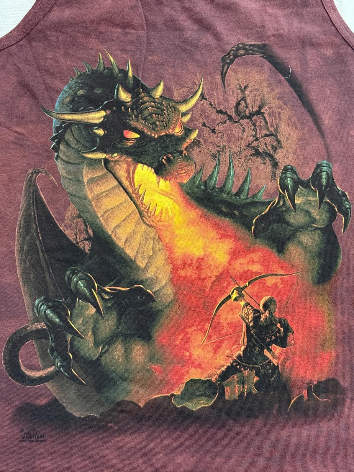The Mountain VTG The Mountain Dragon vs Warrior Tank Top L Size US L / EU 52-54 / 3 - 3 Thumbnail