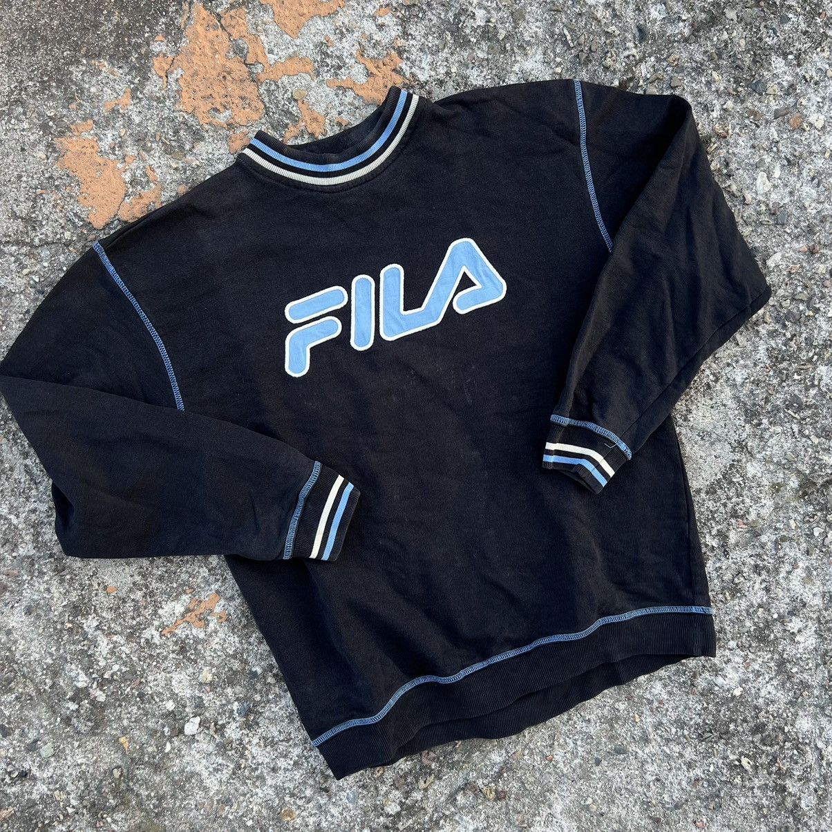 Fila × Vintage X3 Fila Vintage Y2K Streetwear Style Big Logo Sweatshirt Size US S / EU 44-46 / 1 - 2 Thumbnail