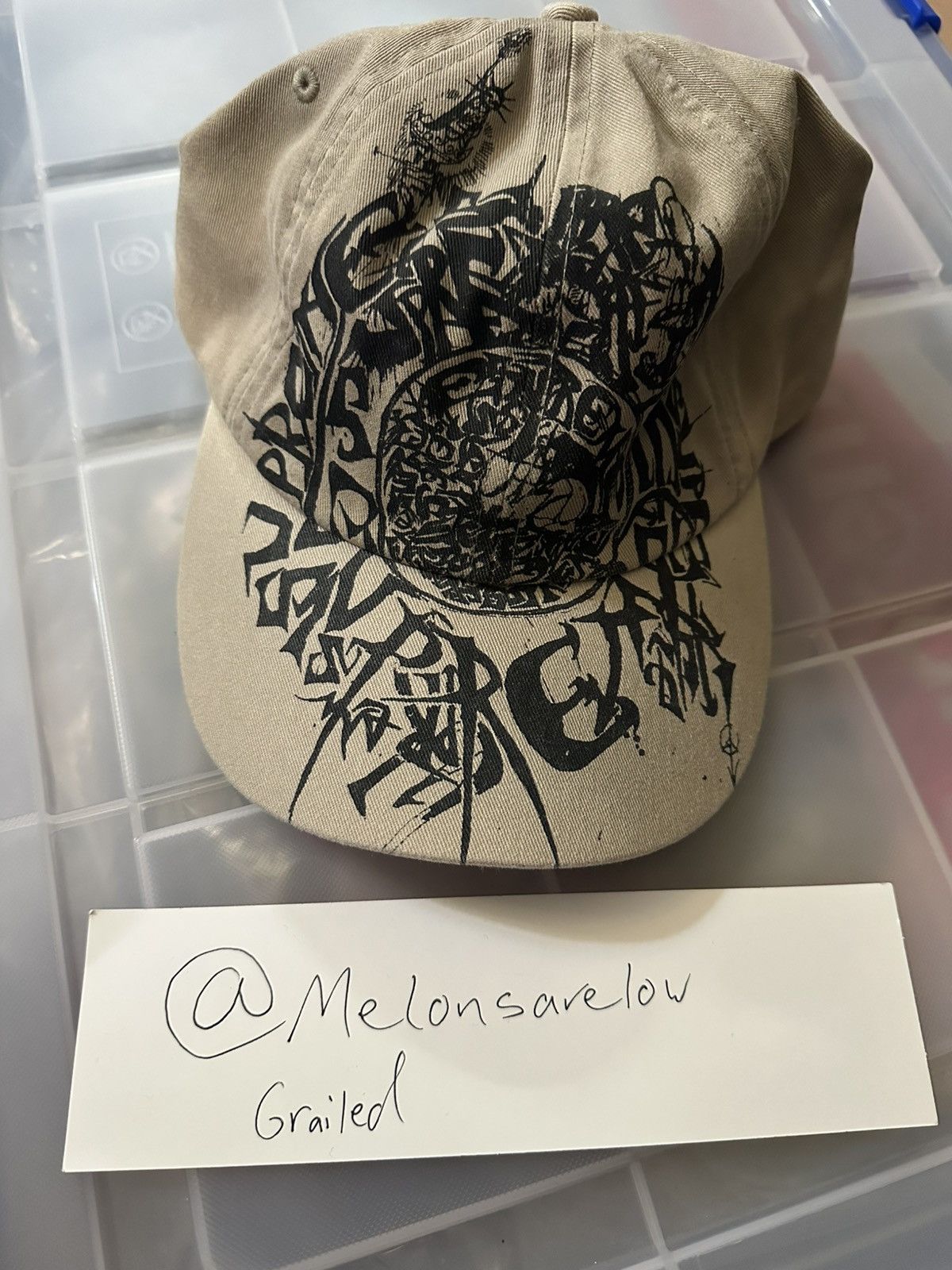 Supreme Supreme Cities Jacquard 6-Panel Tan | Grailed