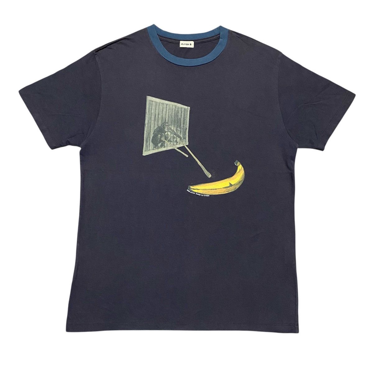 Japanese Brand × Vintage Rare‼️🔥Vintage 2006 AITCH Design by 5JIGEN T-Shirt Size US S / EU 44-46 / 1 - 1 Thumbnail