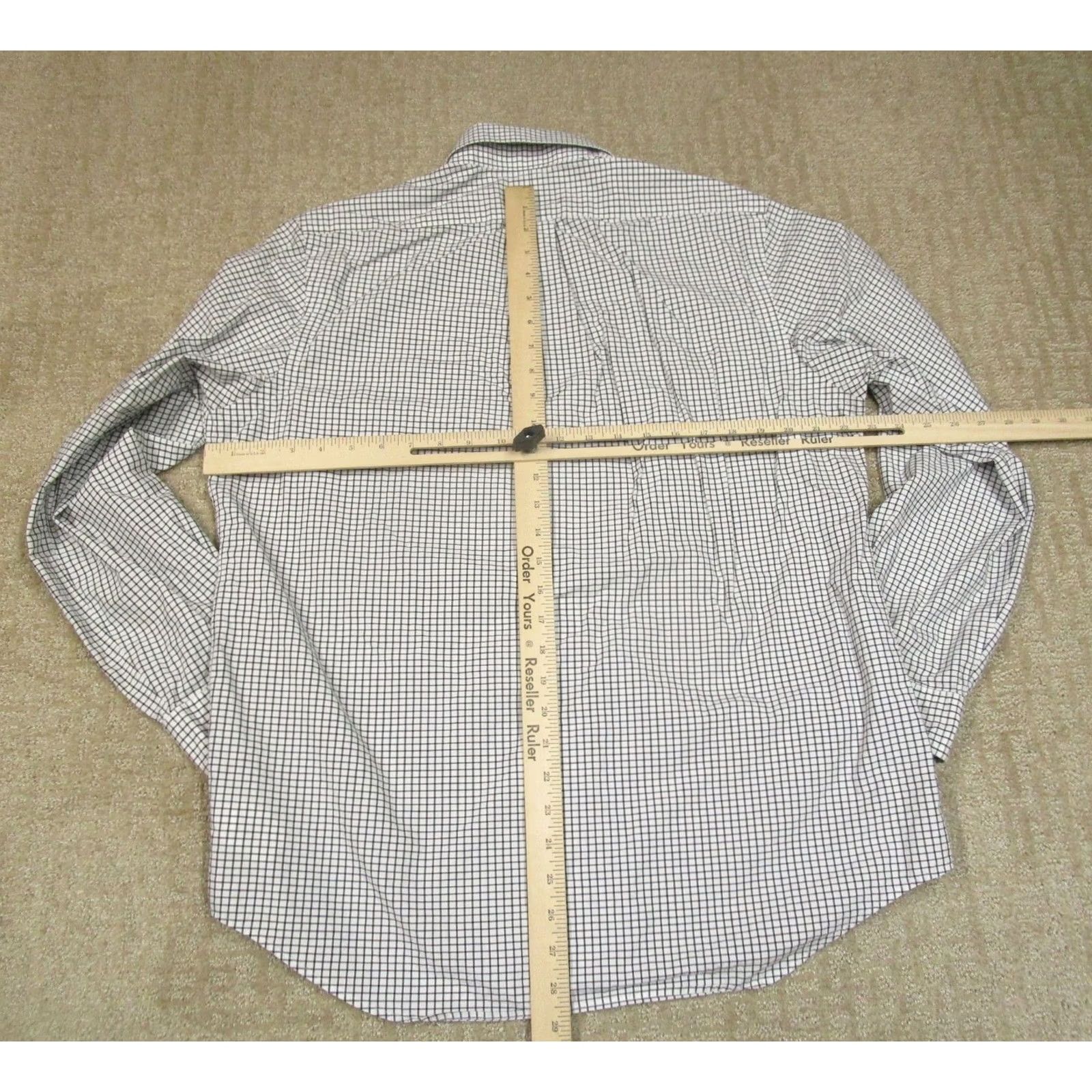 Ralph Lauren Ralph Lauren Shirt Men Large White Check Button Down Long Sleeve Small Pony Shirt Size US L / EU 52-54 / 3 - 4 Thumbnail