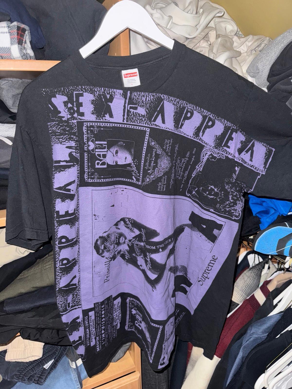 Supreme Supreme Collage T-Shirt Black/Purple Rare Sz L Grail Size US L / EU 52-54 / 3 - 2 Thumbnail