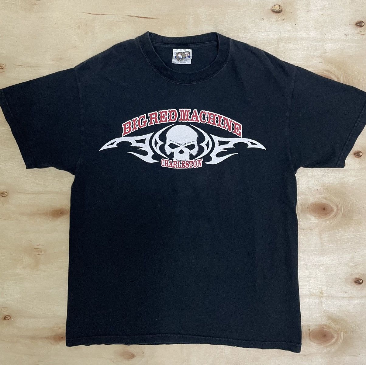 Vintage Vintage Hells Angels "Big Red Machine" Size US S / EU 44-46 / 1 - 1 Thumbnail