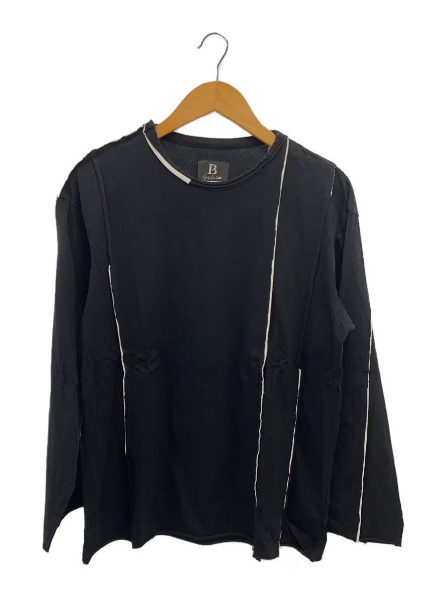 Yohji Yamamoto Contrast Stitch Panel Long Sleeve Tee Size US M / EU 48-50 / 2 - 1 Thumbnail