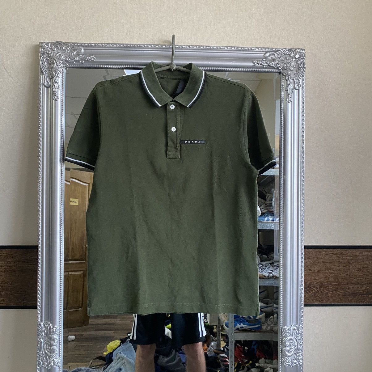 Prada Prada black label polo tee Size US M / EU 48-50 / 2 - 1 Thumbnail