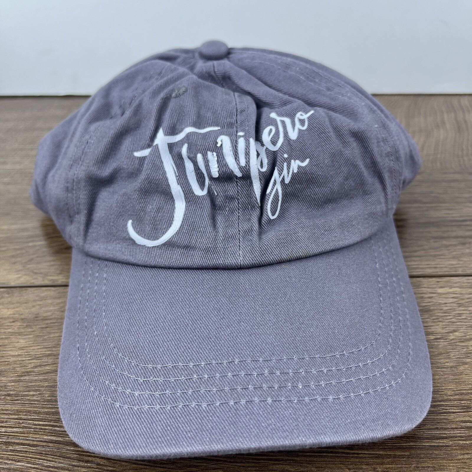 Other Junipero Jin Hat Gray Hat Adjustable Adult Size Hat Gray Cap Size ONE SIZE - 3 Thumbnail