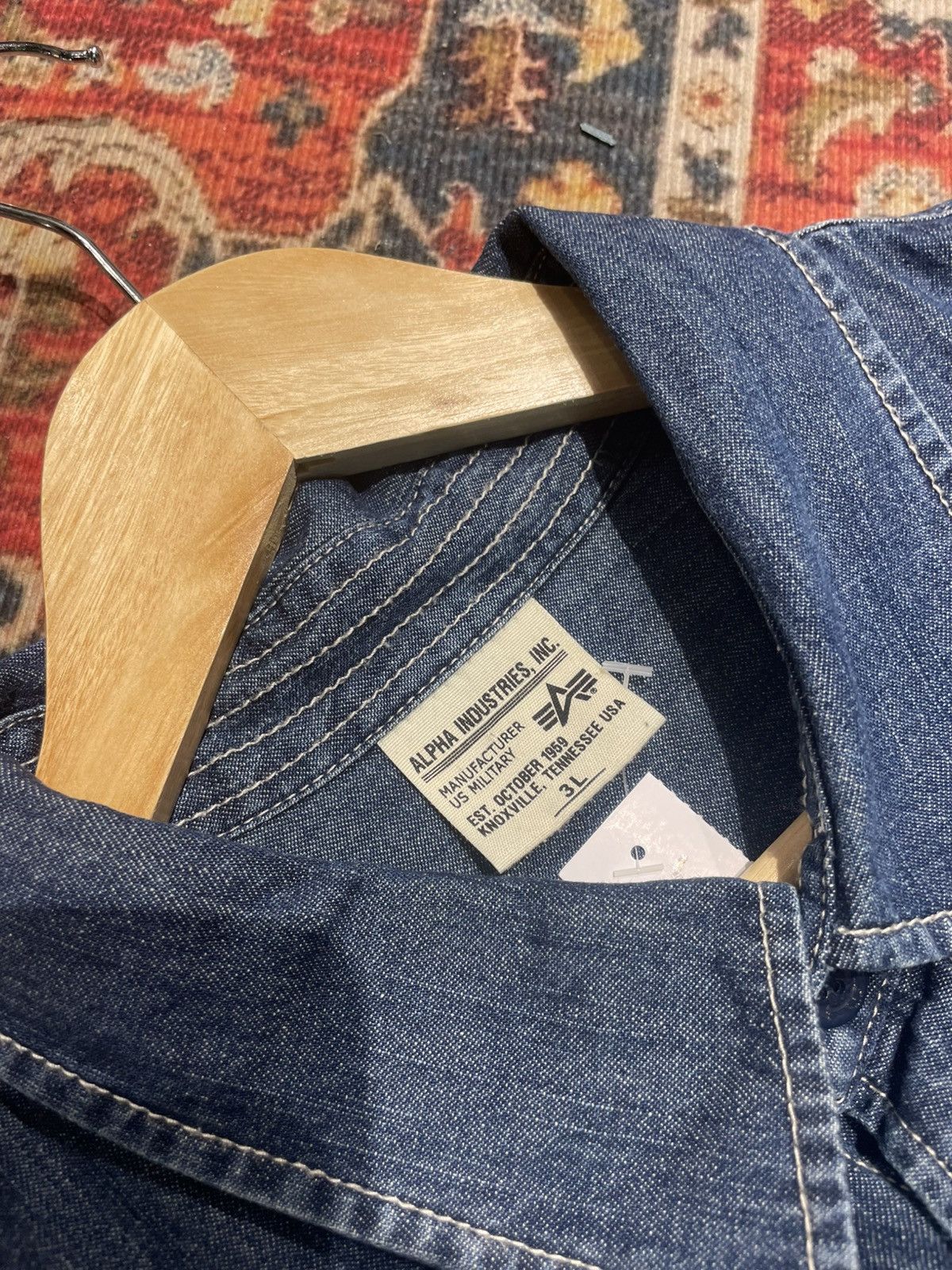 Alpha Industries Alpha Industries denim shirt Size US L / EU 52-54 / 3 - 7 Thumbnail