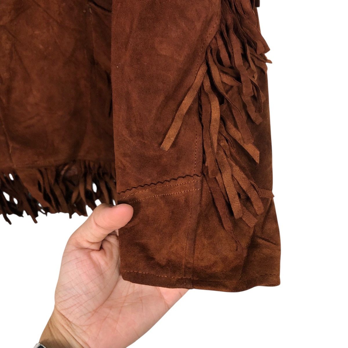 Other 📌Vintage Biker Leather Jacket Western Design Franca Size US L / EU 52-54 / 3 - 16 Thumbnail