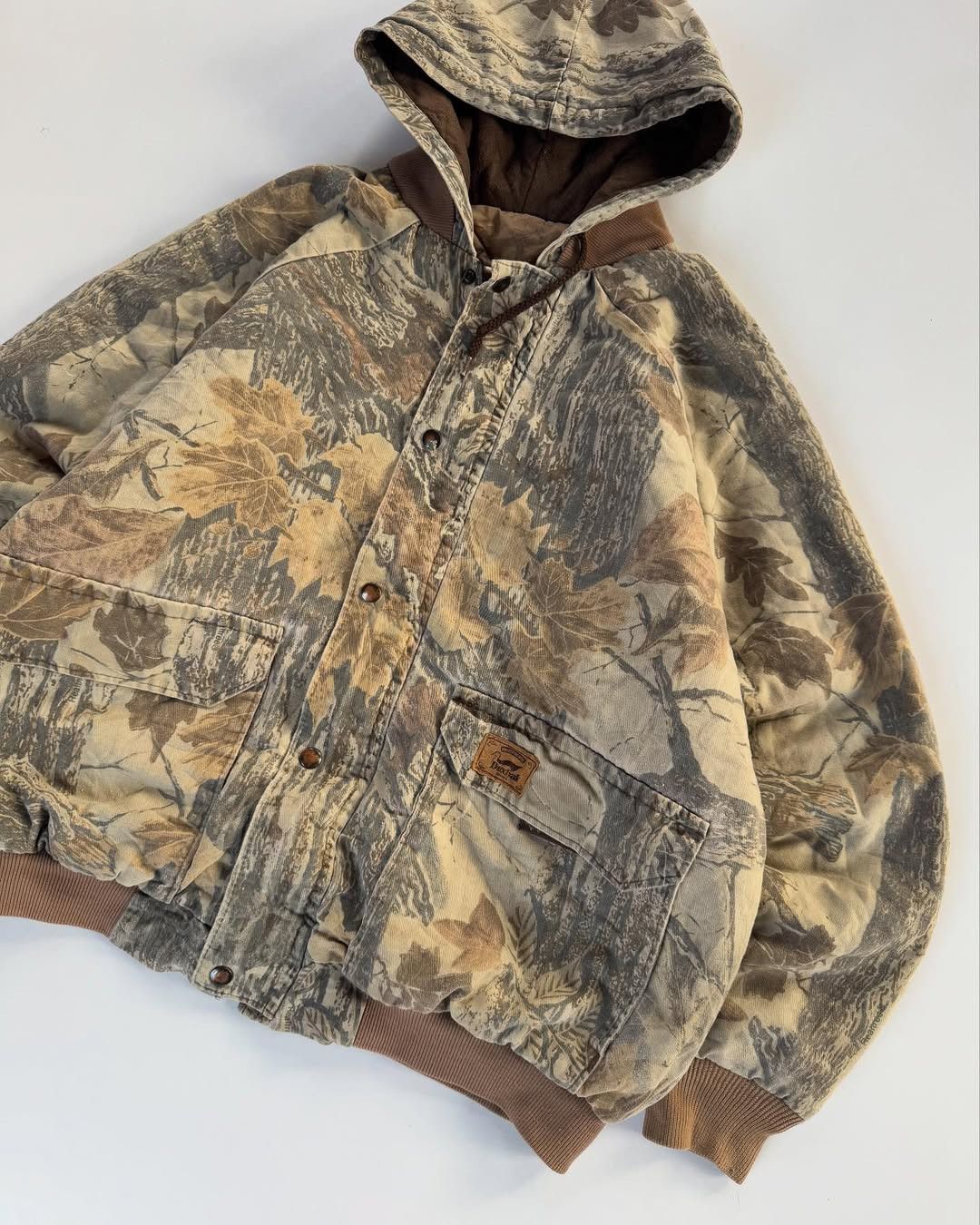 Mossy Oaks × Vintage Vintage RealTree DUXBAK Camp Hooded Jacket Size US XL / EU 56 / 4 - 2 Thumbnail