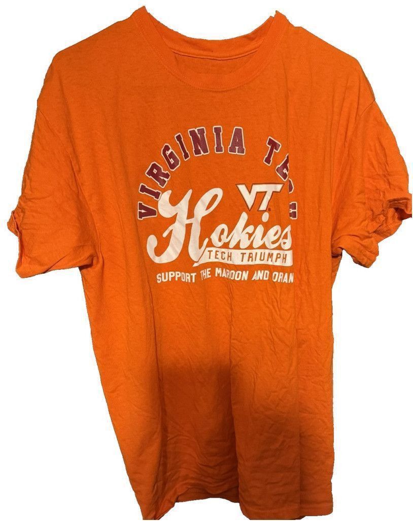 NCAA Virginia Tech Hokies Captivating Tee Shirt Orange Men Size L Size US L / EU 52-54 / 3 - 1 Thumbnail