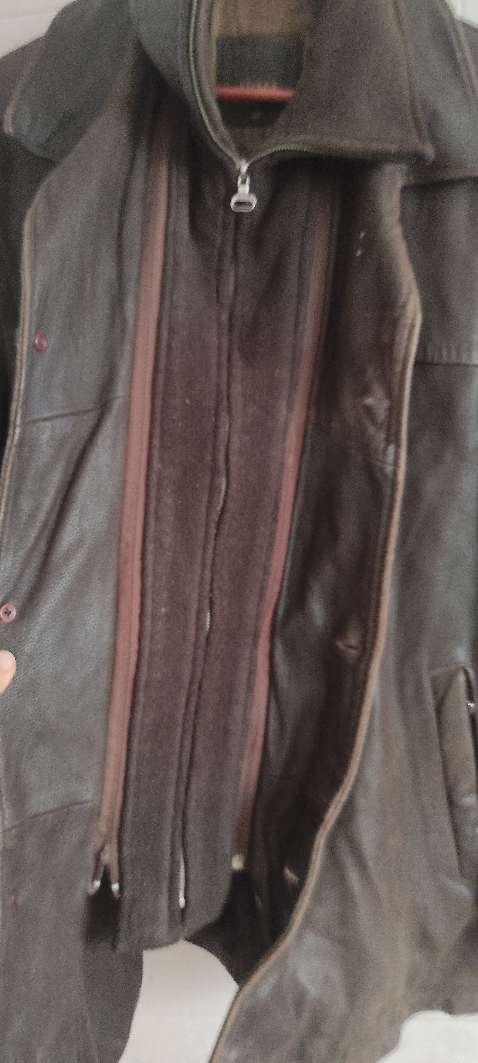 ARMA Arma Full Zip Retro Vintage Motorcycle Leather Jacket Sz 54 Size US L / EU 52-54 / 3 - 9 Thumbnail