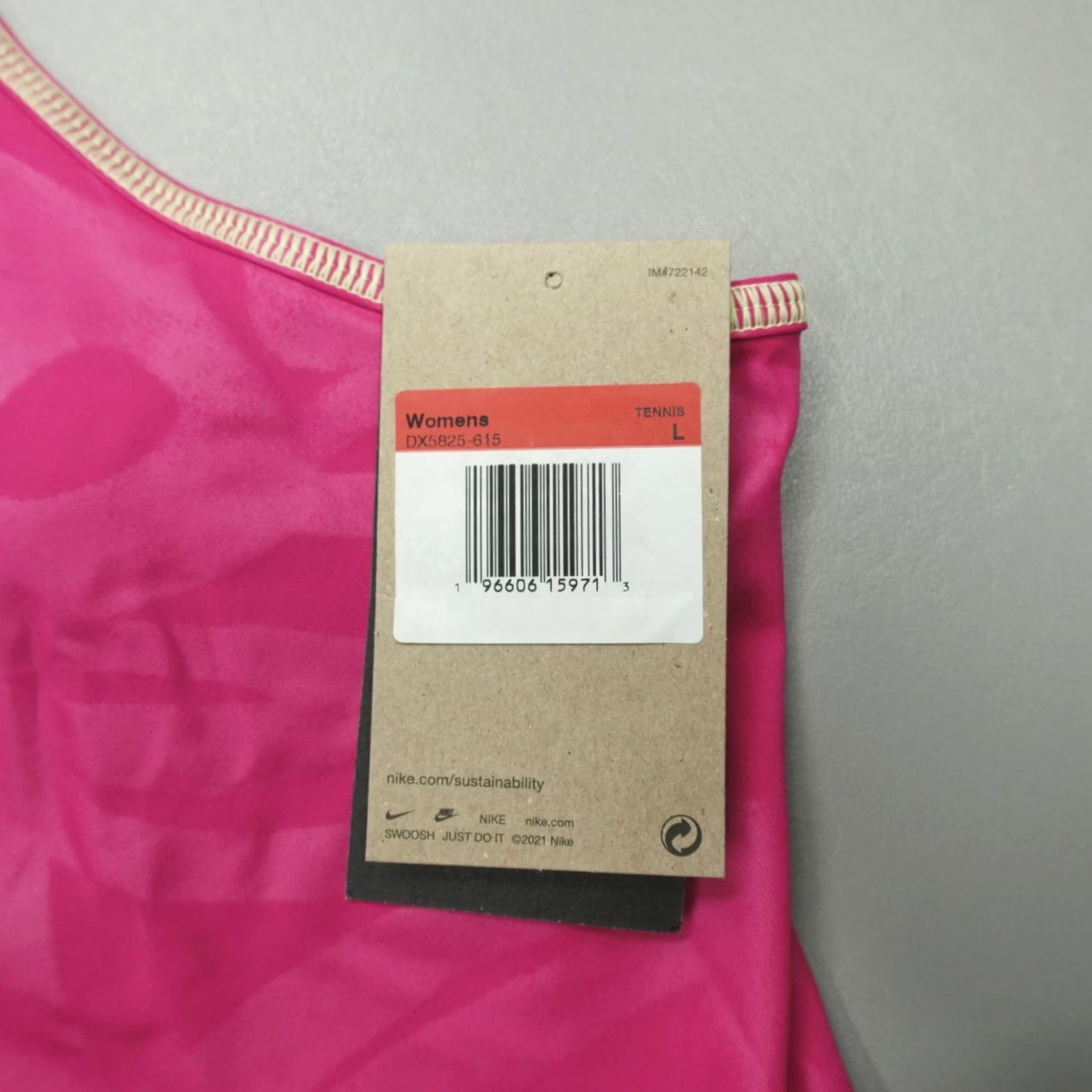 Nike Nike Dri-FIT Tank Top Tennis Court Lux Women's L Pink Sleeveless Racerback Top Utilities Activewear Sports shirt Nike Tank Top Dri-FIT Women’s L Pink Size L / US 10 / IT 46 - 3 Thumbnail