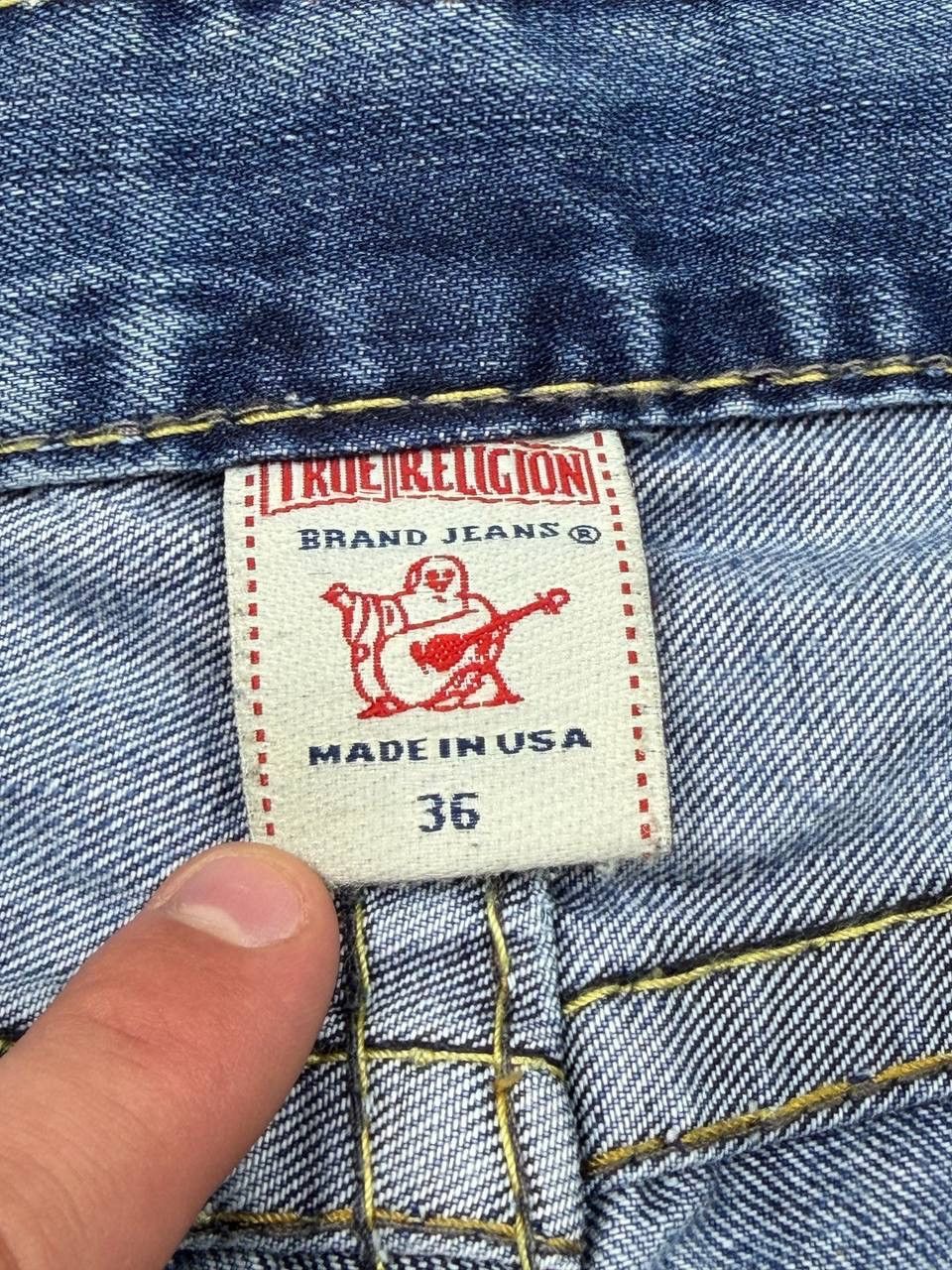 True Religion Vintage True Religion Jeans straight leg - blue Made U.S.A Size US 36 / EU 52 - 13 Thumbnail