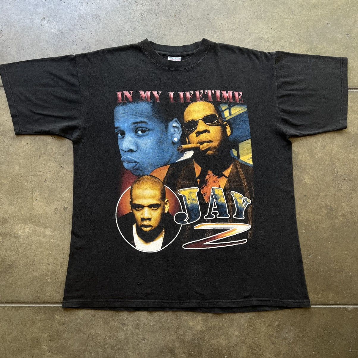 All Sport RARE ‘90s Jay-Z Sunshine In My Lifetime Rap Tee Shirt Size US XL / EU 56 / 4 - 1 Thumbnail