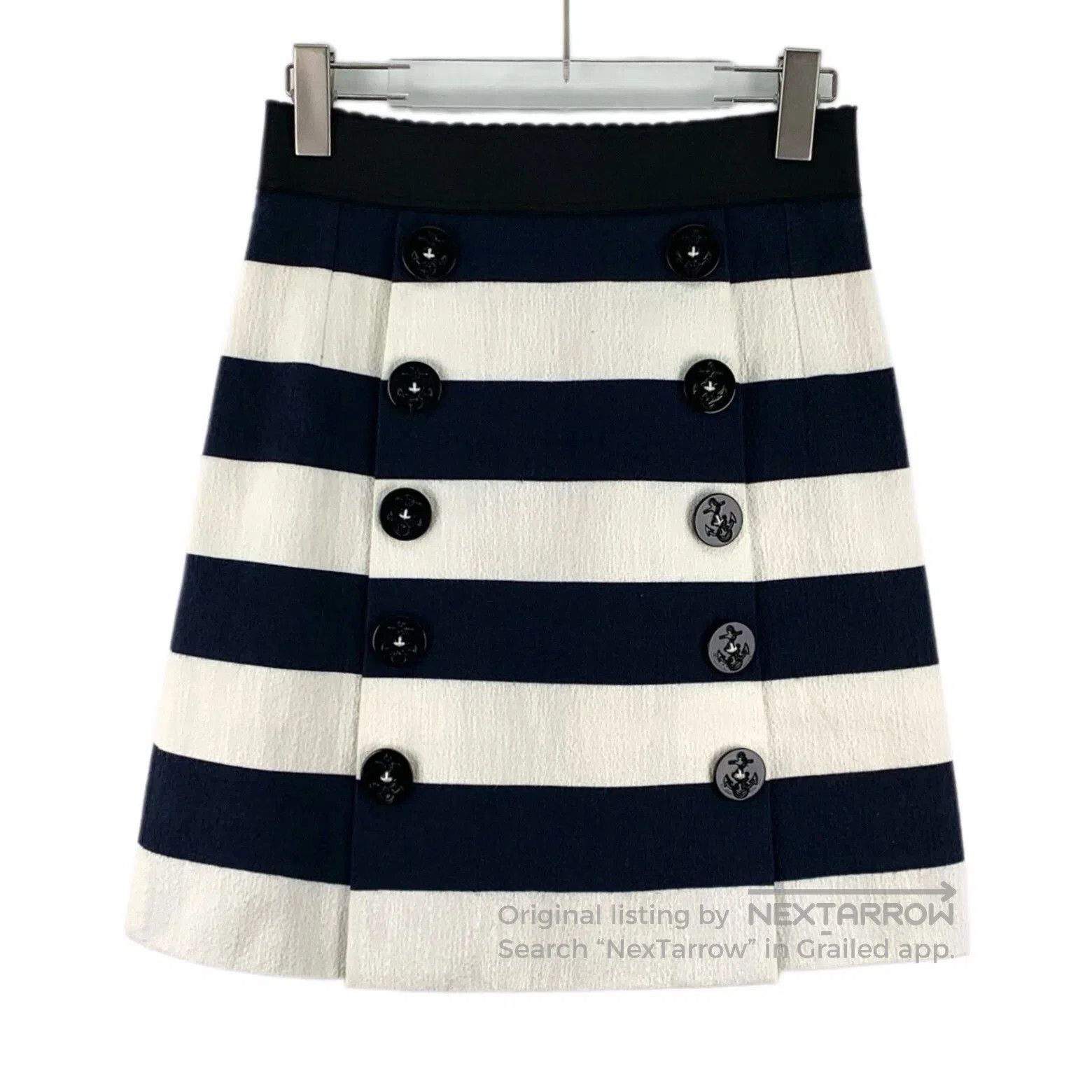 Dolce & Gabbana Dolce Gabbana Striped Cotton Skirt. Size 39" - 1 Thumbnail