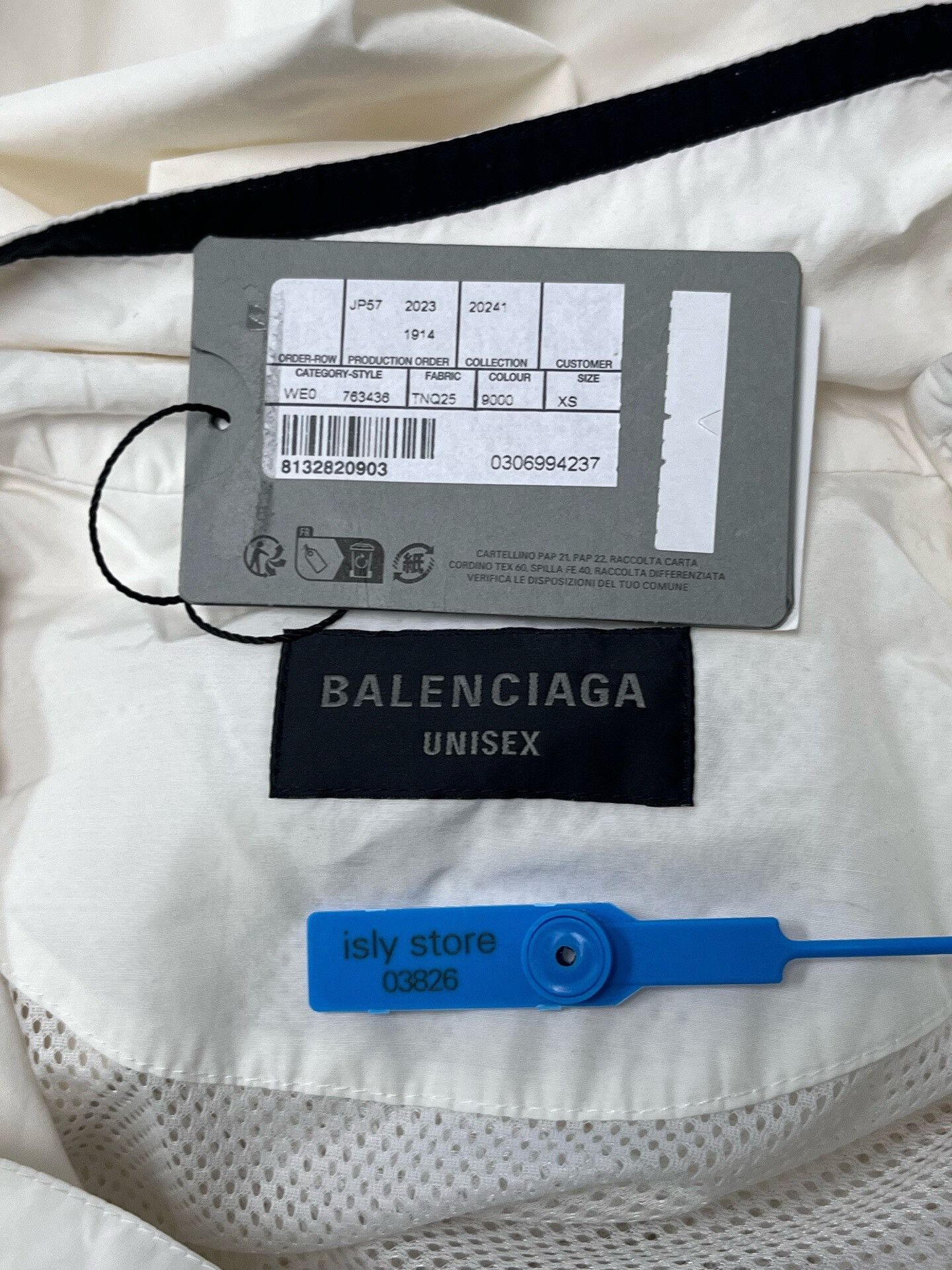Balenciaga balenciaga 3b embroidered color-block jacket Size US XS / EU 42 / 0 - 5 Thumbnail