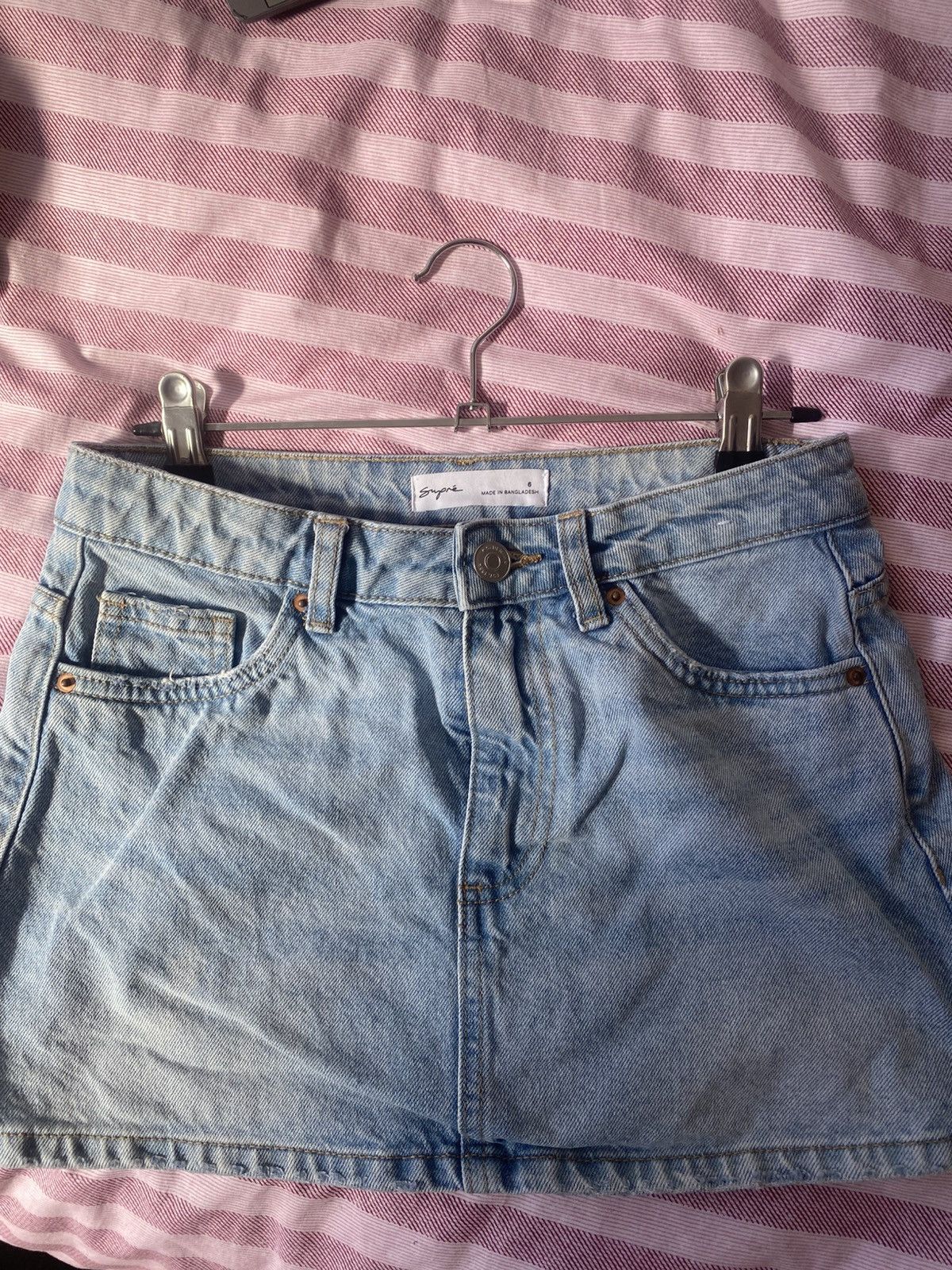 Other Denim mini skirt Size 28" / US 6 / IT 42 - 1 Thumbnail