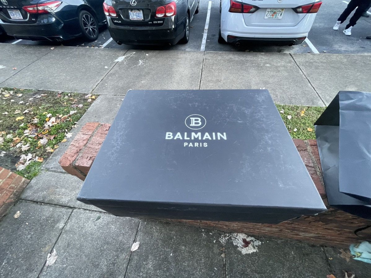 Balmain Balmain B-Bold Low-Top Black Suede Size US 10.5 / EU 43-44 - 5 Thumbnail