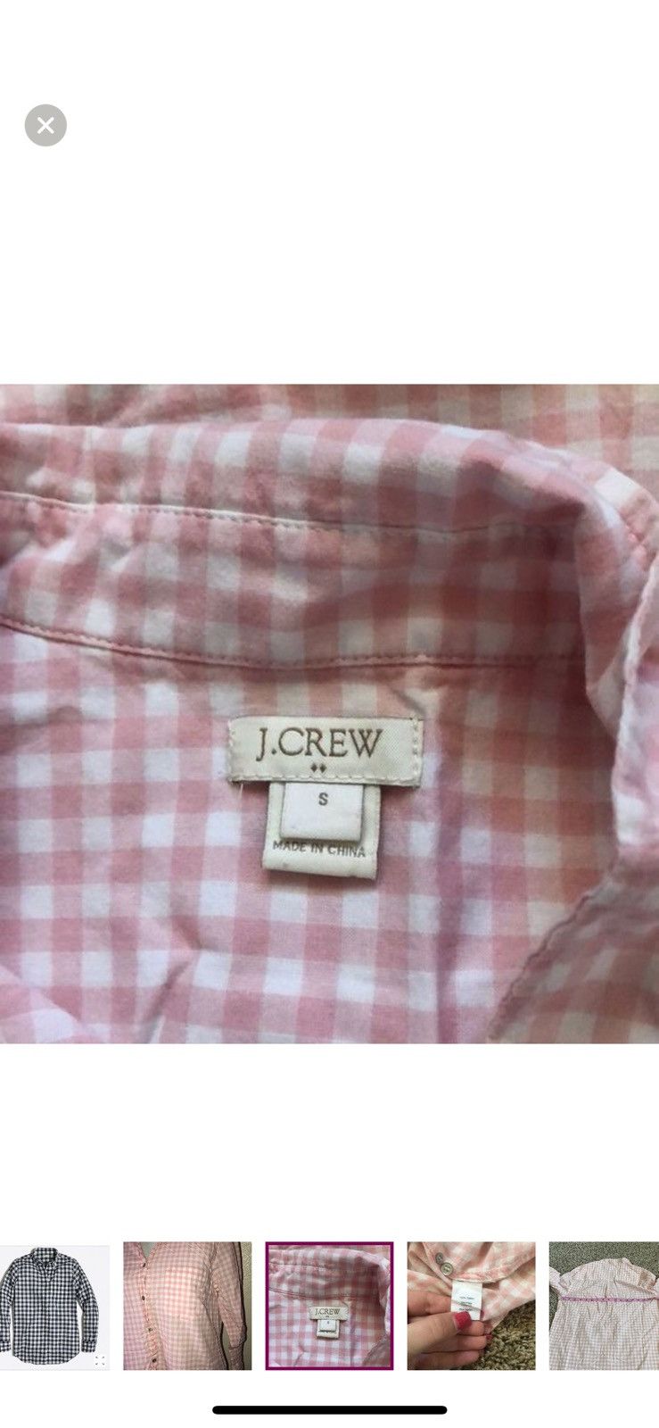 J.Crew J. Crew small boy fit plaid button down shirt Size S / US 4 / IT 40 - 5 Thumbnail