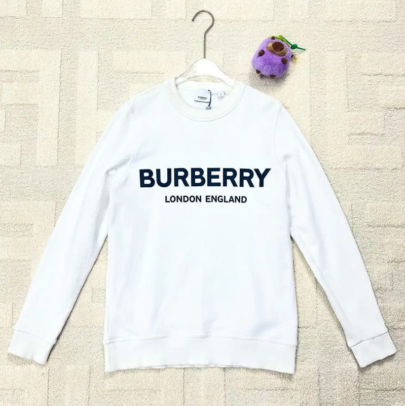 Burberry Burberry White Ladies' Sweatshirt Size S / US 4 / IT 40 - 1 Thumbnail
