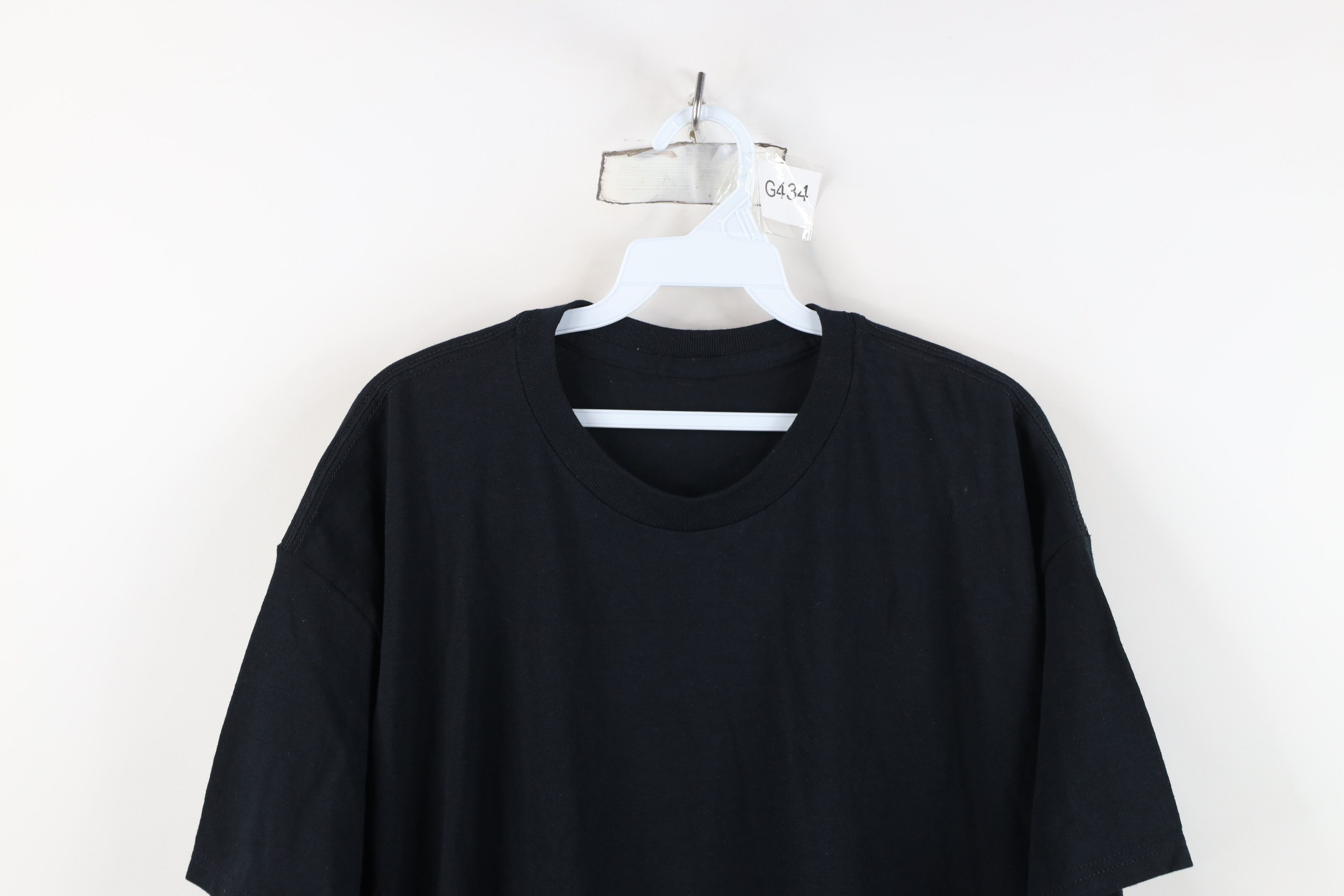 Vintage Vintage 90s Streetwear Baggy Distressed Cotton T-Shirt Black Size US L / EU 52-54 / 3 - 2 Thumbnail