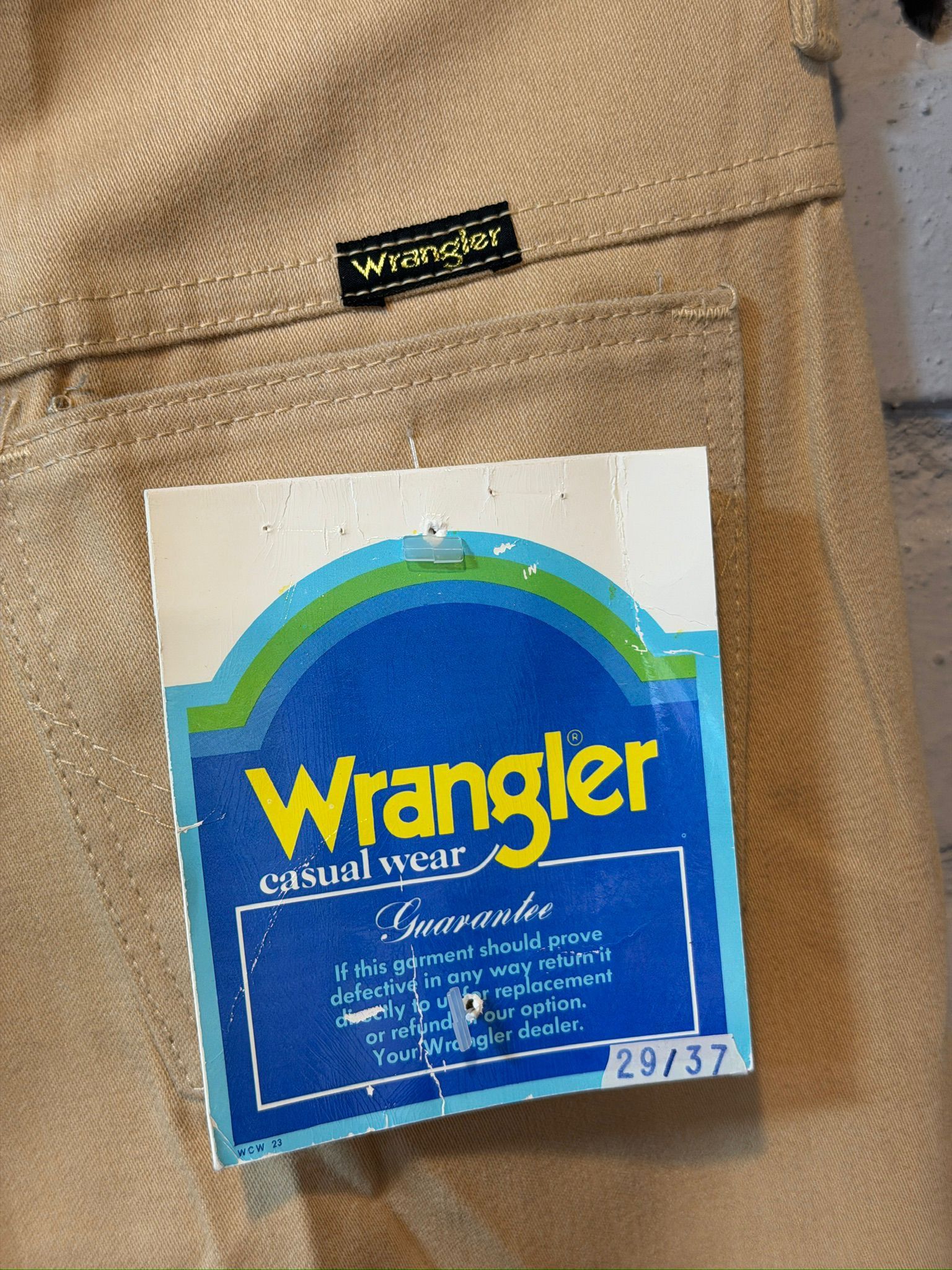 Wrangler Vintage 70s Wrangler Blue Bell bell bottoms deadstock pants Size 29" - 12 Thumbnail