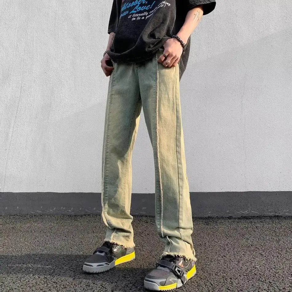 Japanese Brand × Jean Y2K Streetwear Vintage Blue Stacked Jeans Size US 32 / EU 48 - 1 Thumbnail