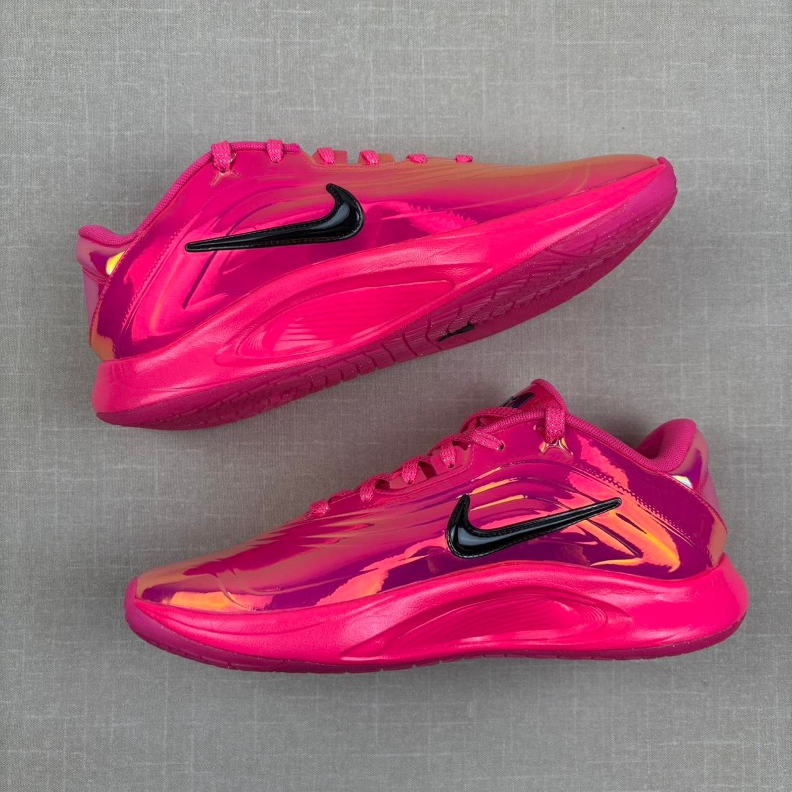 Nike 🦩 2026 Nike A’ja Wilson A’One ASW Warning Label 9M Size US 9 / EU 42 - 4 Thumbnail