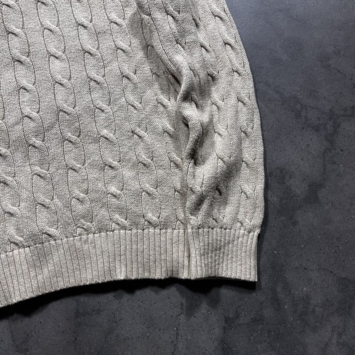 Polo Ralph Lauren Vintage Polo Ralph Lauren Cable Knit Sweater Old Money Mens Size US L / EU 52-54 / 3 - 4 Thumbnail