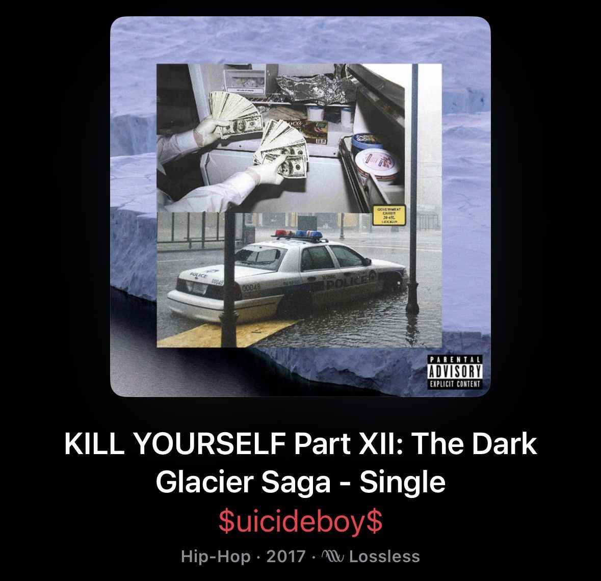 G59 Records KILL YOURSELF Part XII: The Dark Glacier Saga album cover Size US L / EU 52-54 / 3 - 4 Thumbnail