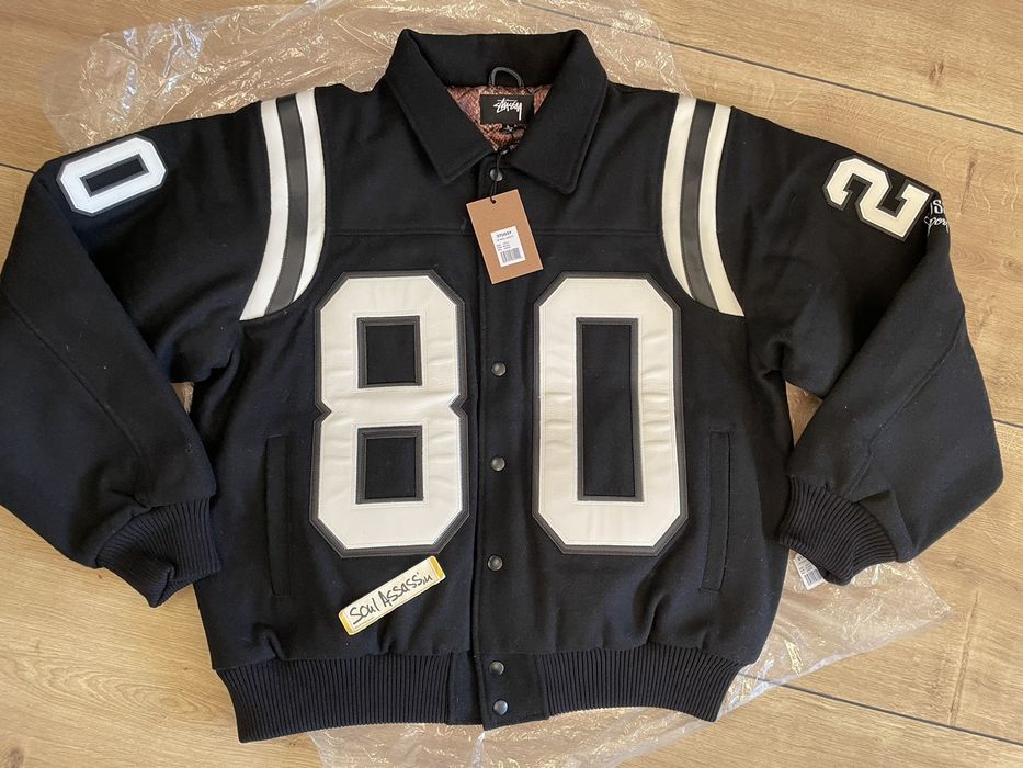 Stussy Stussy 80 Wool Varsity Jacket College Bomber | Grailed