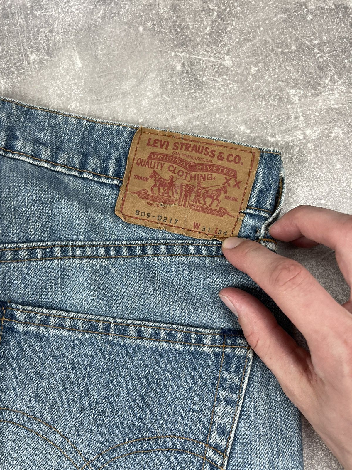 Japanese Brand × Levi's Vintage Clothing × Vintage Levi’s 509 90s Rare Loose Fit Blue Faded Jeans Made in Japan Size US 31 - 5 Thumbnail