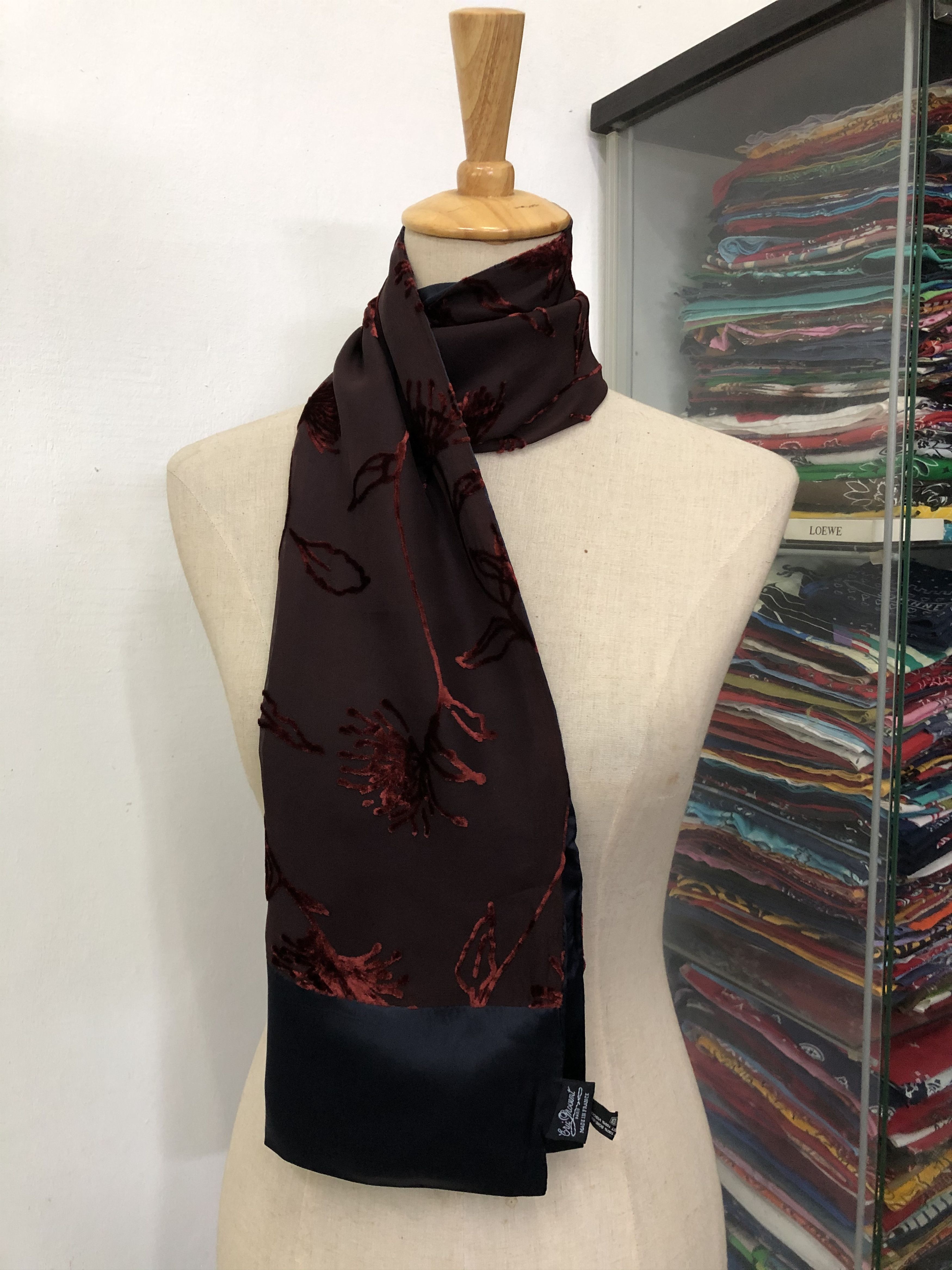 Vintage Vintage Eric Provent Silk Scarf Size ONE SIZE - 1 Thumbnail