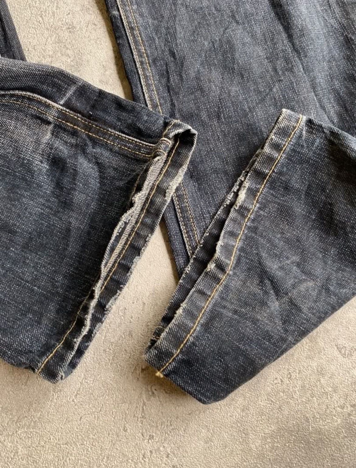 Japanese Brand × Le Grande Bleu (L.G.B.) × PPFM PPFM Bondage Y2K Denim Pants Size US 33 - 10 Thumbnail
