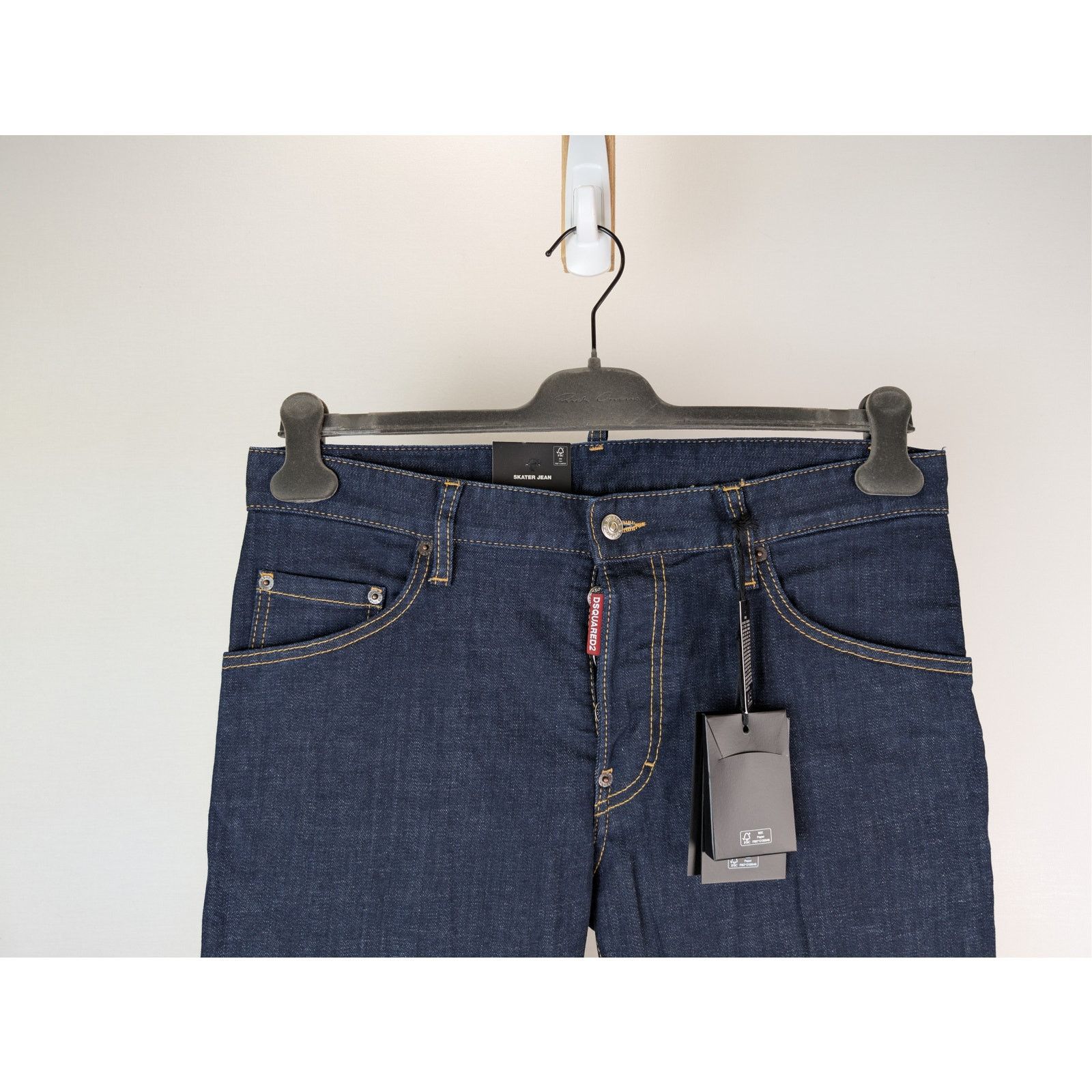 Dsquared2 o1rshd1 Denim Skater Jean in Blue Size US 32 / EU 48 - 2 Thumbnail
