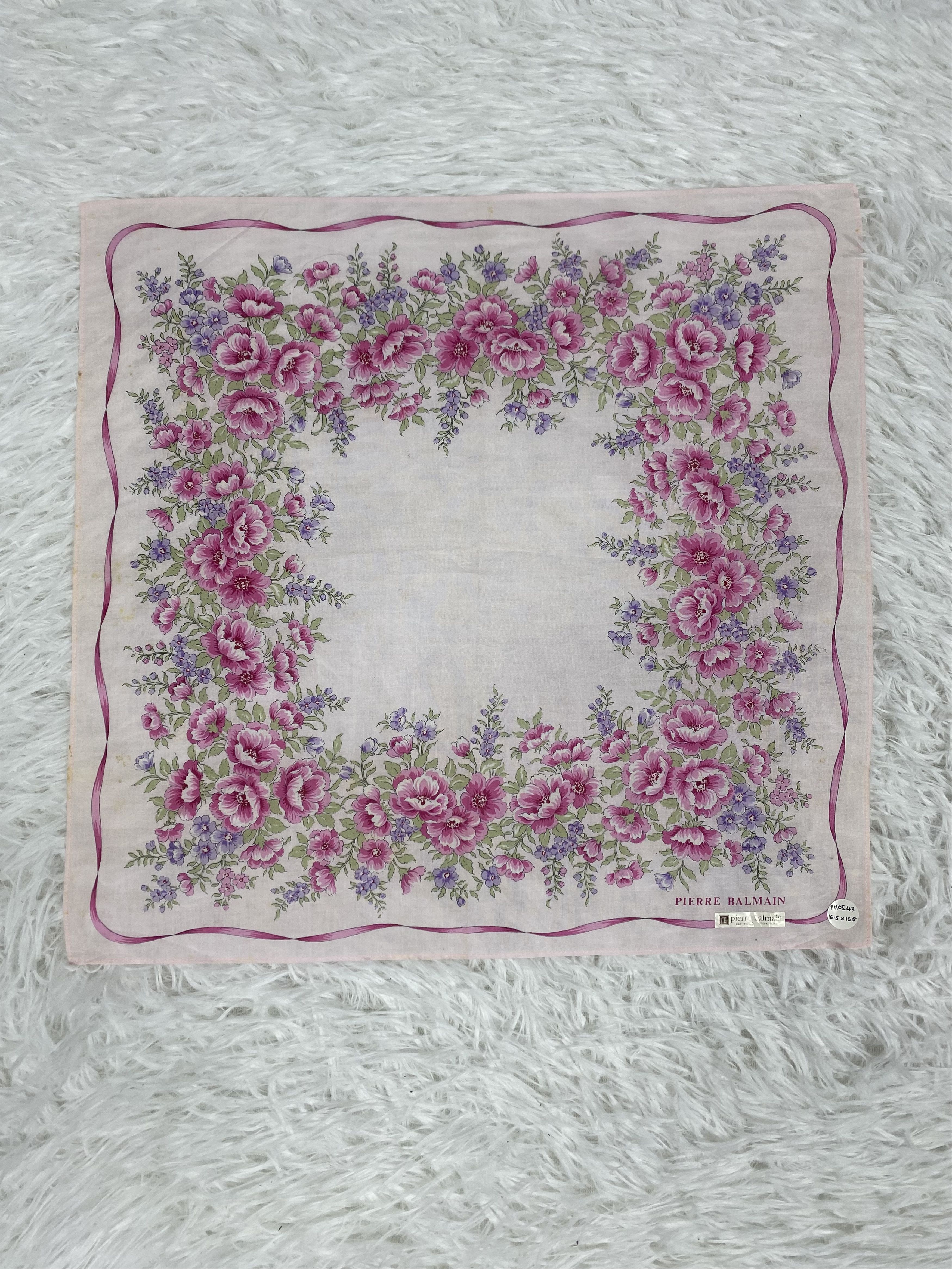 Pierre Balmain Vintage Pierre Balmain Handkerchief Neckerchief PH0543 Size ONE SIZE - 3 Thumbnail