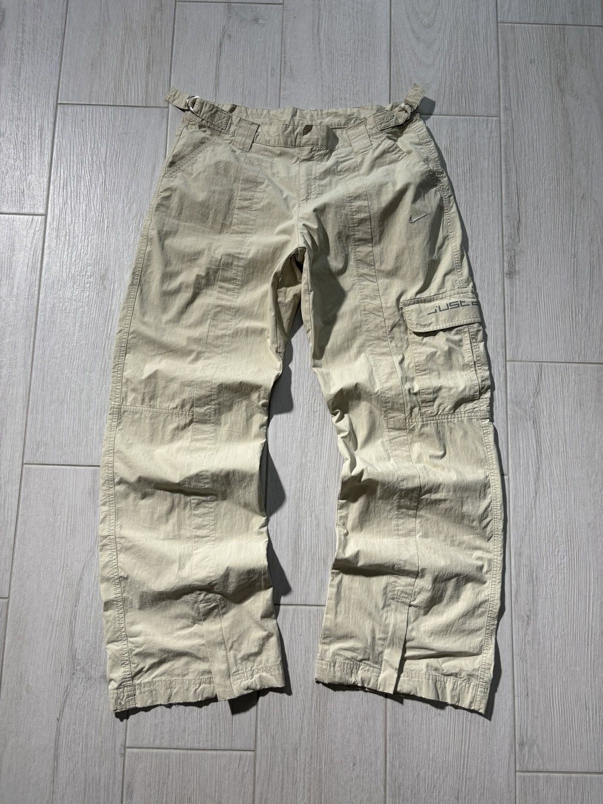 Nike Vintage Nike Cargo Pants Baggy GorpCore Style Swoosh Logo Size 28" / US 6 / IT 42 - 5 Thumbnail