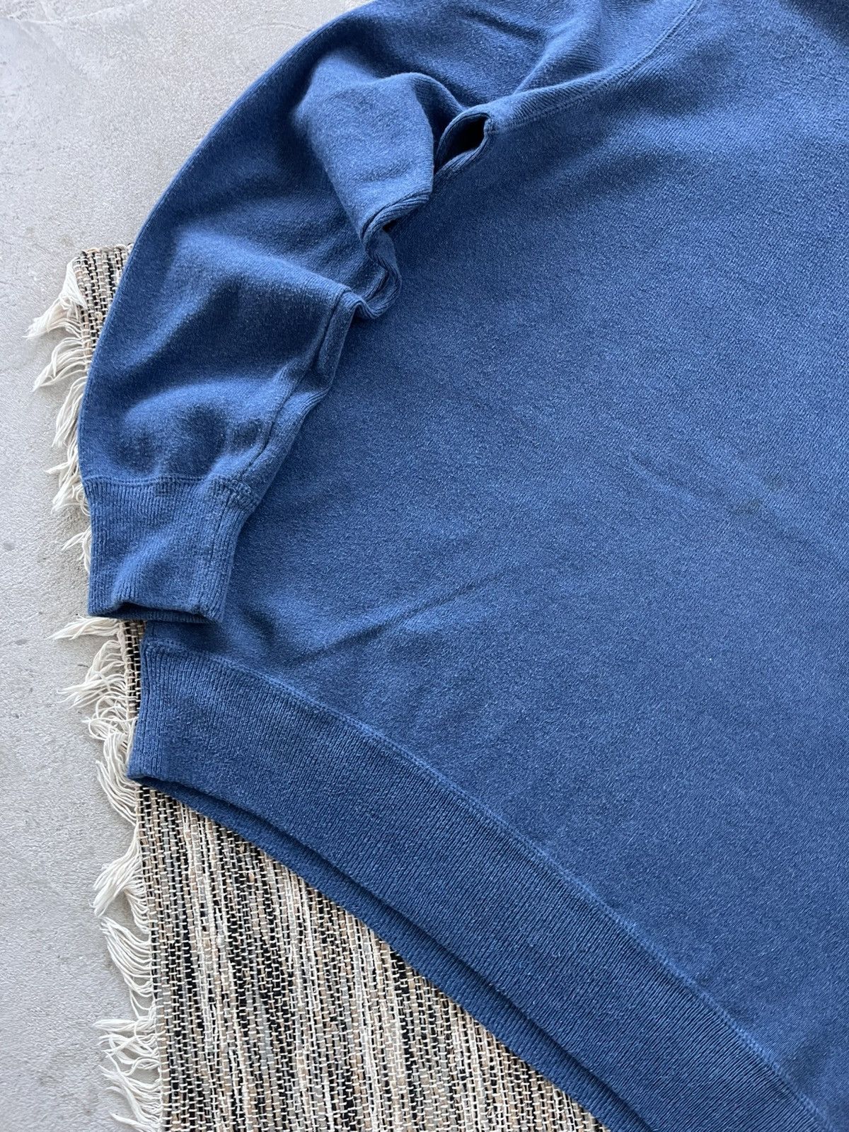 Polo Ralph Lauren Vintage Polo Ralph Lauren Blue Avantgarde Y2K Sweatshirt Size US M / EU 48-50 / 2 - 8 Thumbnail