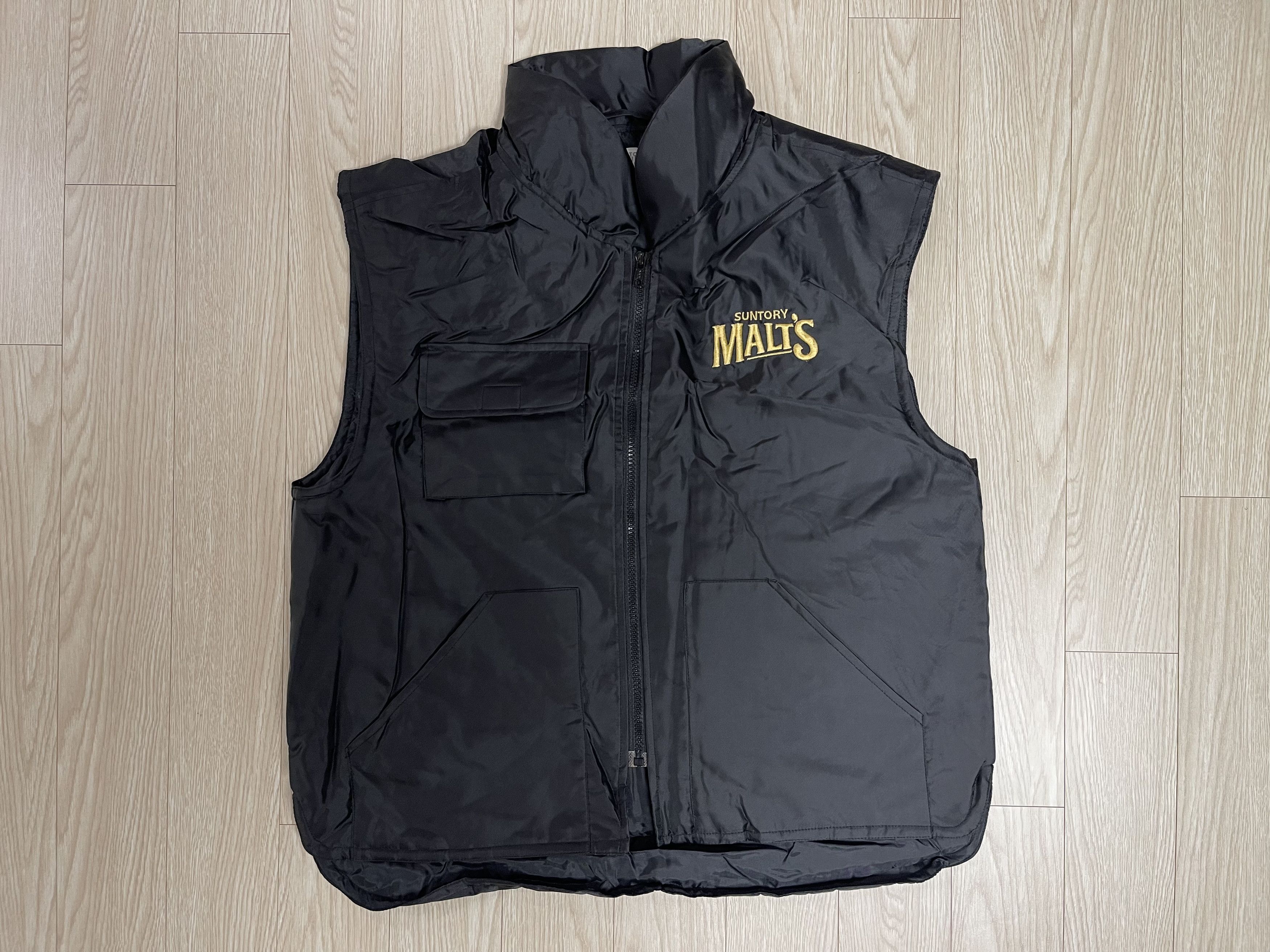 Japanese Brand Suntory Malt's Vest 90s Japan Vintage Size US L / EU 52-54 / 3 - 1 Thumbnail