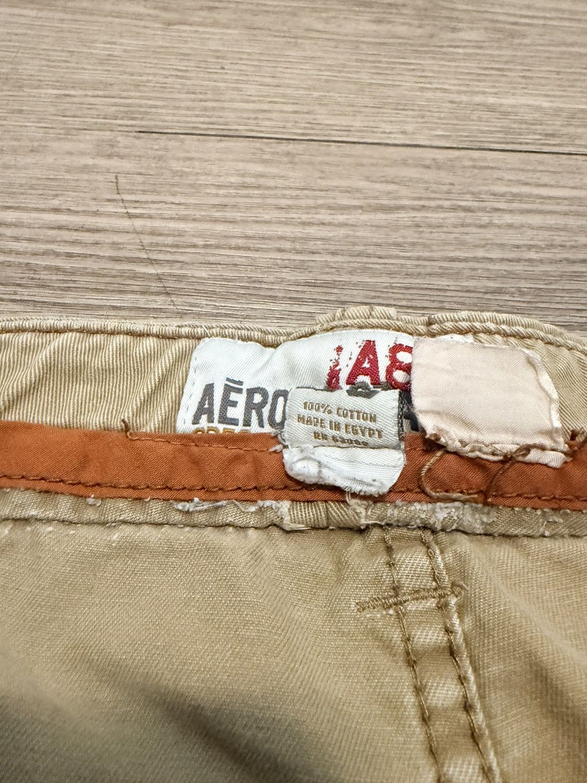 Aeropostale Y2K khaki Aeropostale cargo shorts Size US 36 / EU 52 - 7 Thumbnail