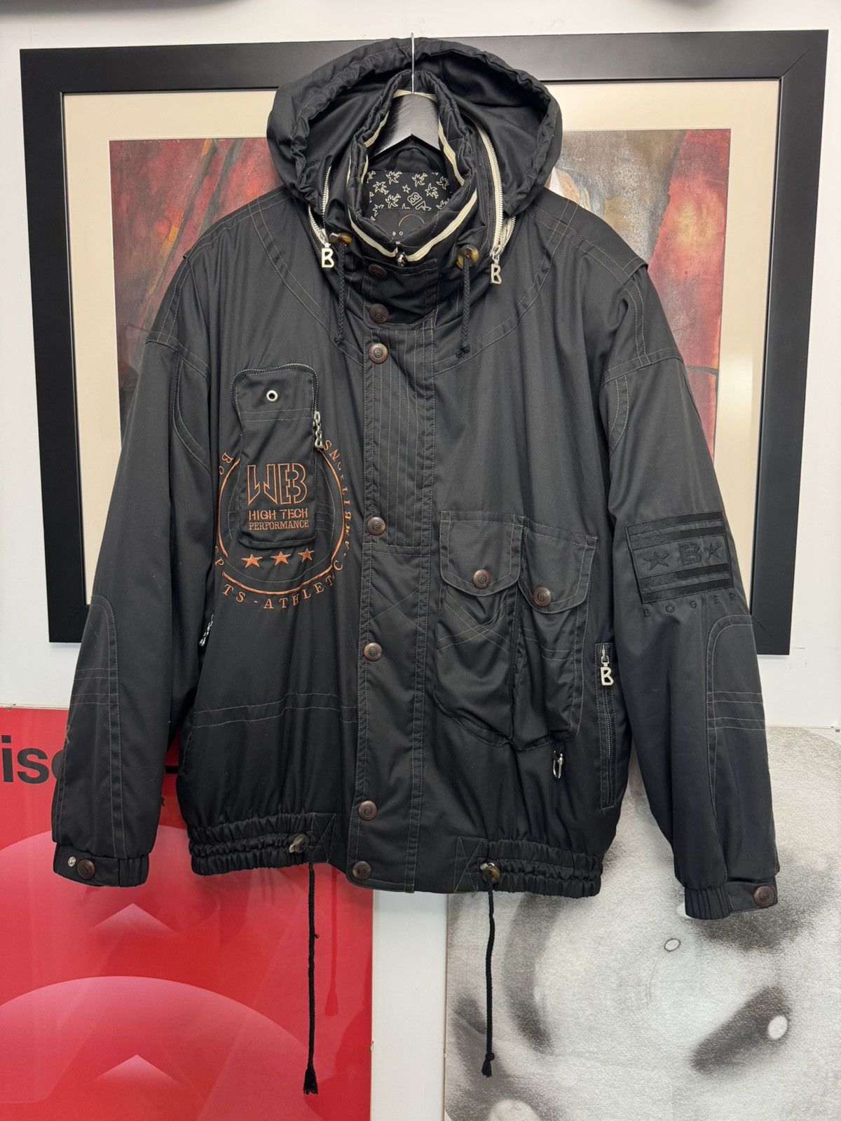 Bogner Bogner Ski Jacket Multipocket Y2K Japan Riri Zips Luxury Size US L / EU 52-54 / 3 - 1 Thumbnail
